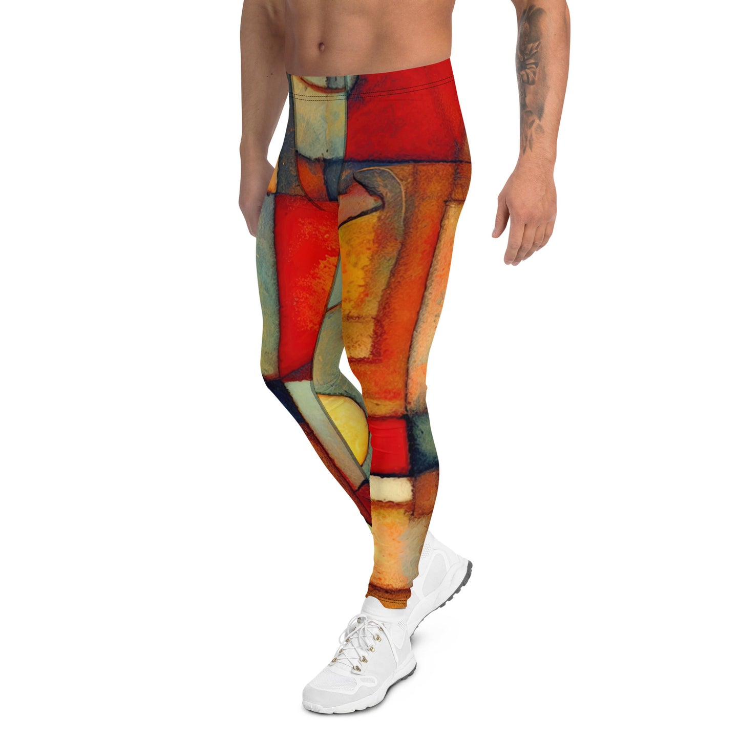 DMV 0298 Retro Art Men's Leggings