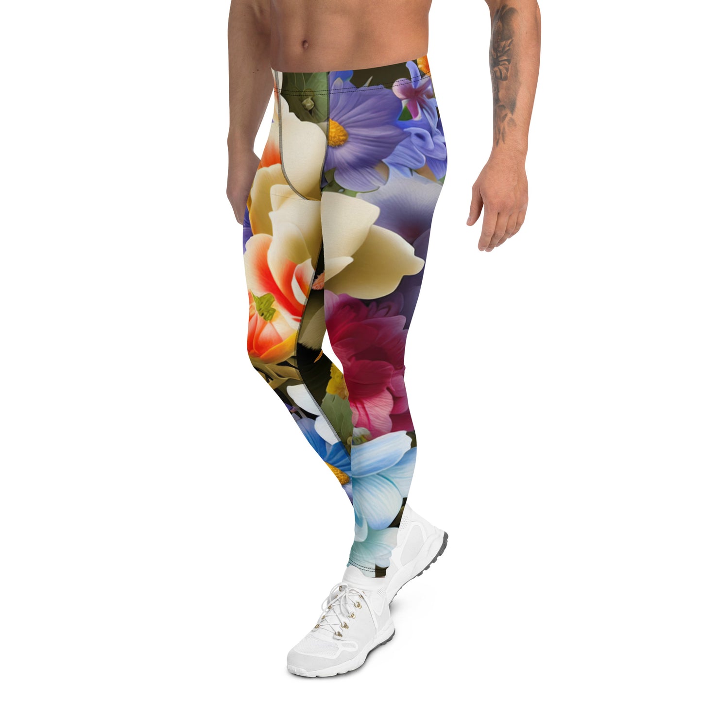 DMV 0268 Floral Men's Leggings