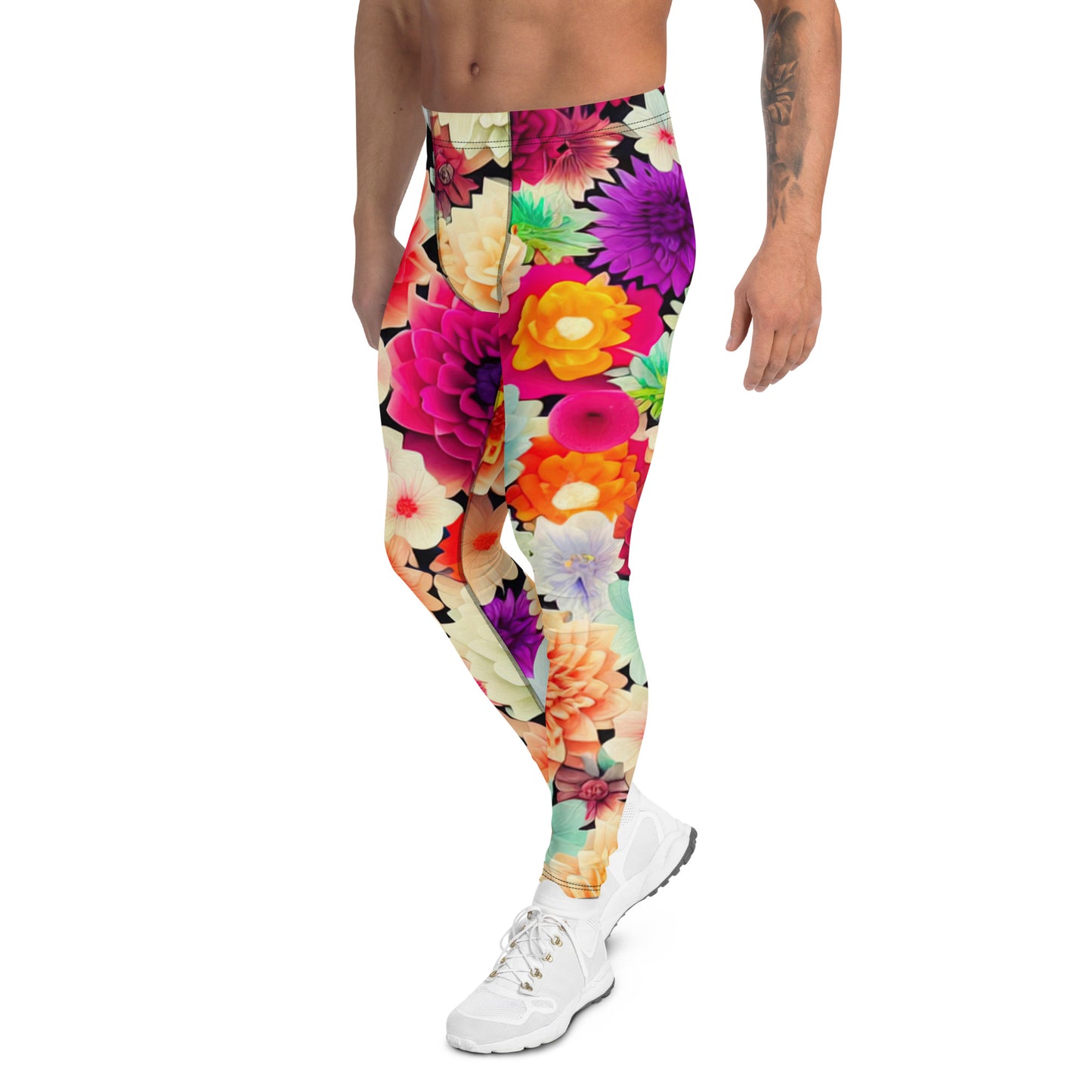 DMV 0424 Floral Men's Leggings