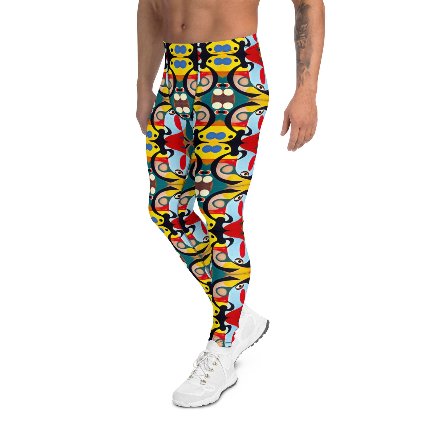 DMV 0948 Vintage Artsy Men's Leggings