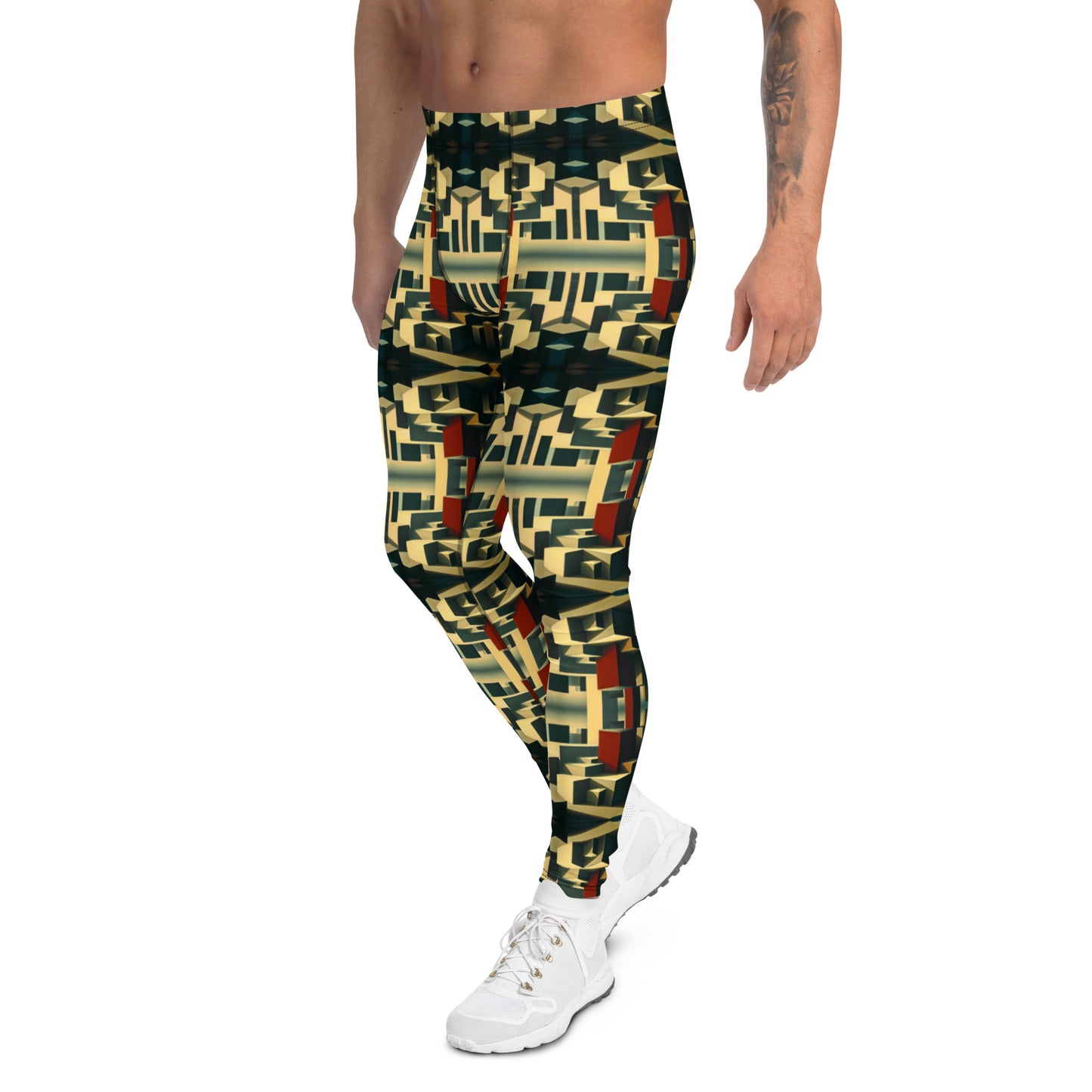 DMV 1176 Conceptual Artsy Men's Leggings