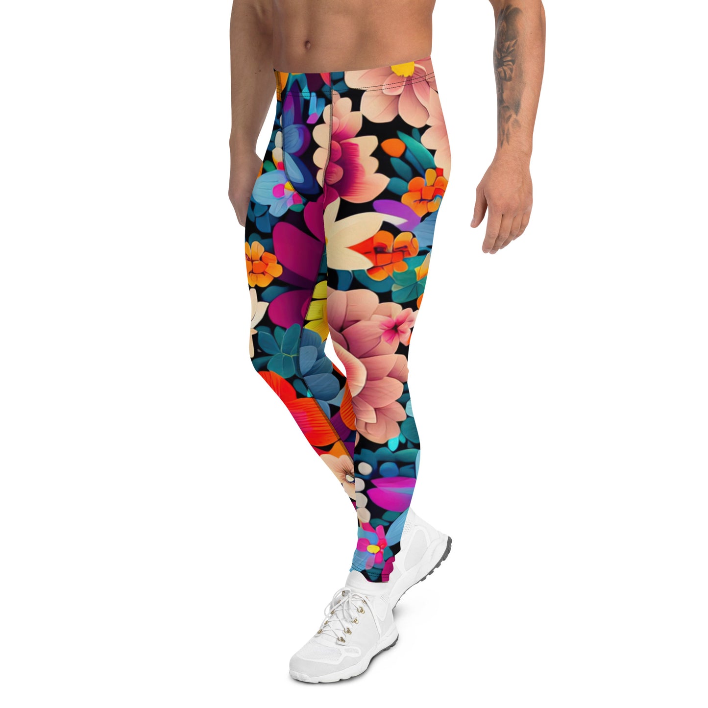 DMV 1849 Floral Men's Leggings