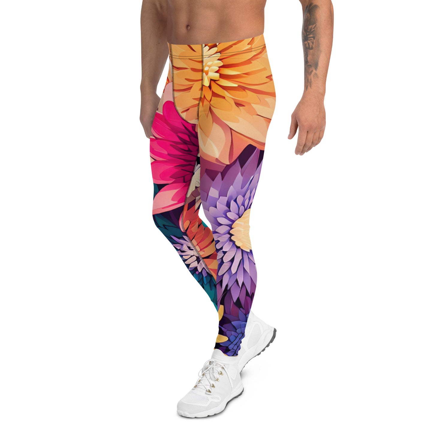 DMV 0856 Floral Men's Leggings