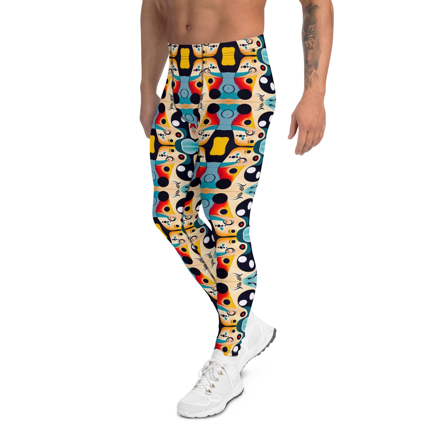 DMV 1782 Vintage Artsy Men's Leggings