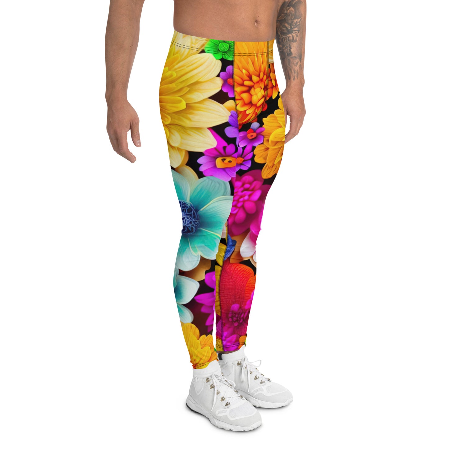 DMV 0238 Floral Men's Leggings