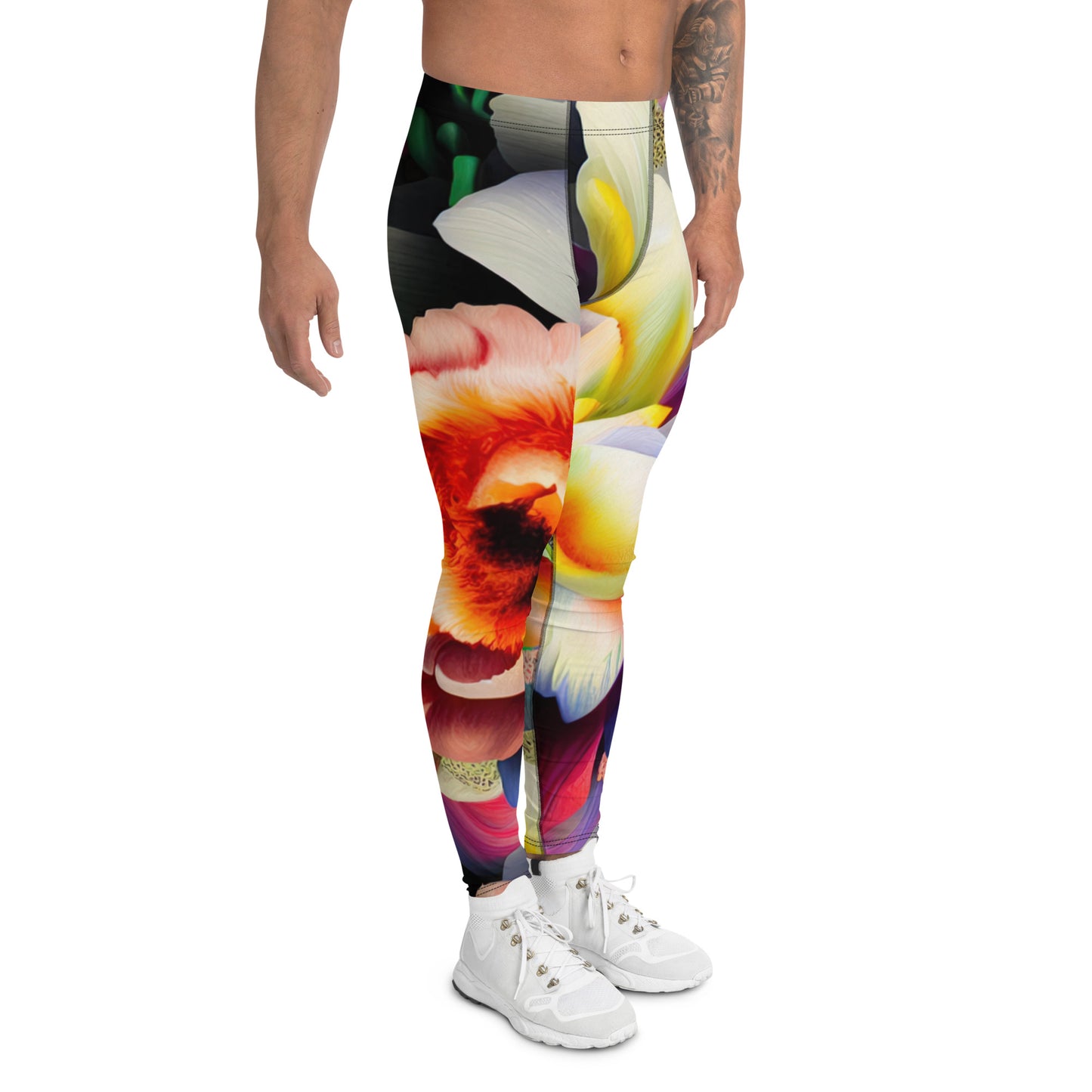 DMV 0081 Floral Men's Leggings