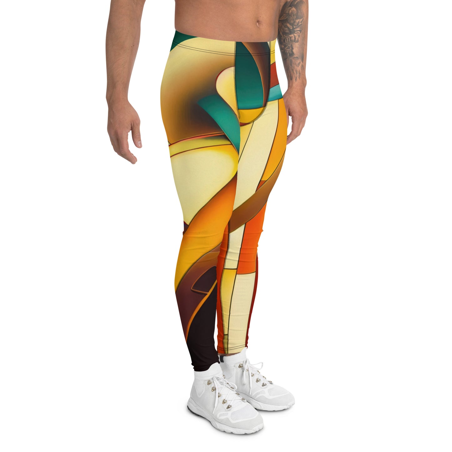 DMV 0048 Retro Art Men's Leggings