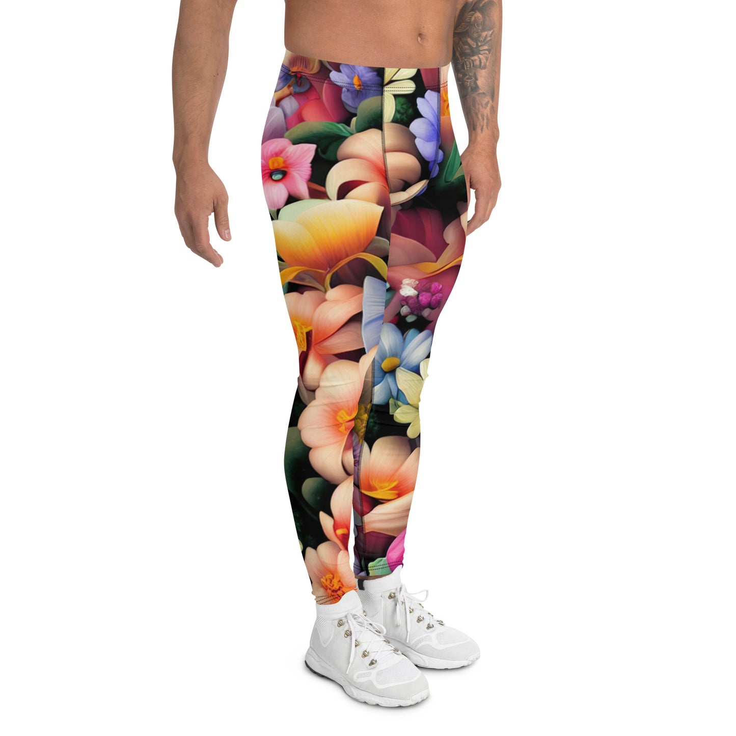 DMV 0043 Floral Men's Leggings