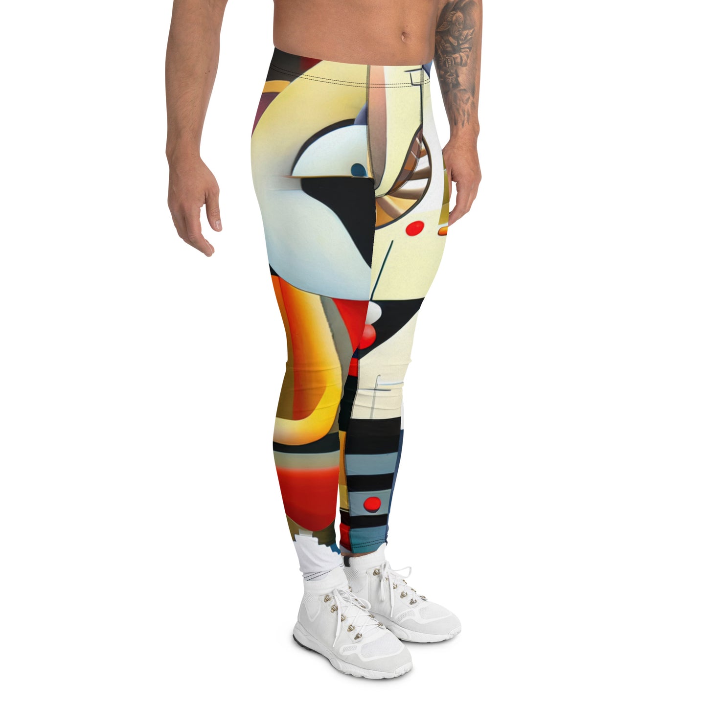 DMV 0022 Retro Art Men's Leggings