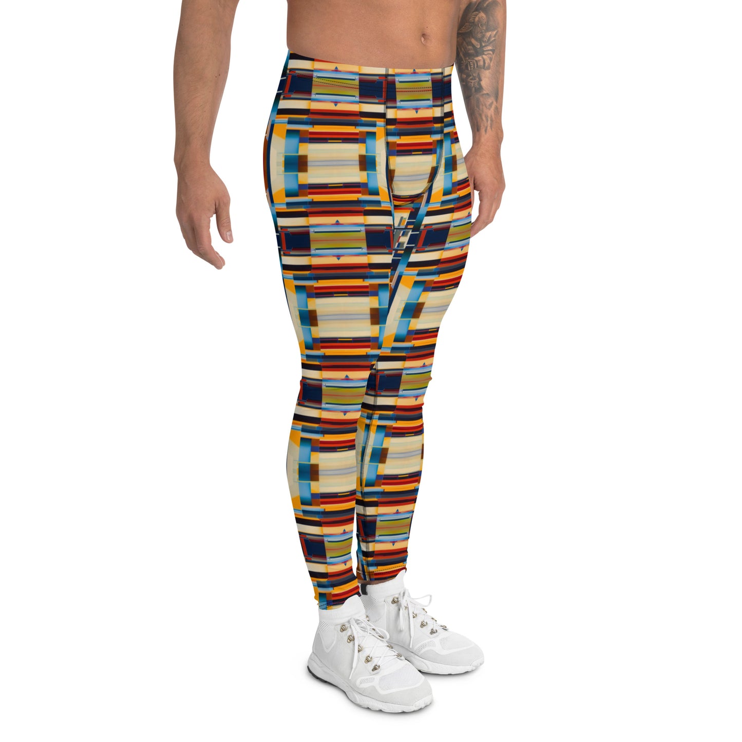 DMV 0244 Geo Boho Men's Leggings