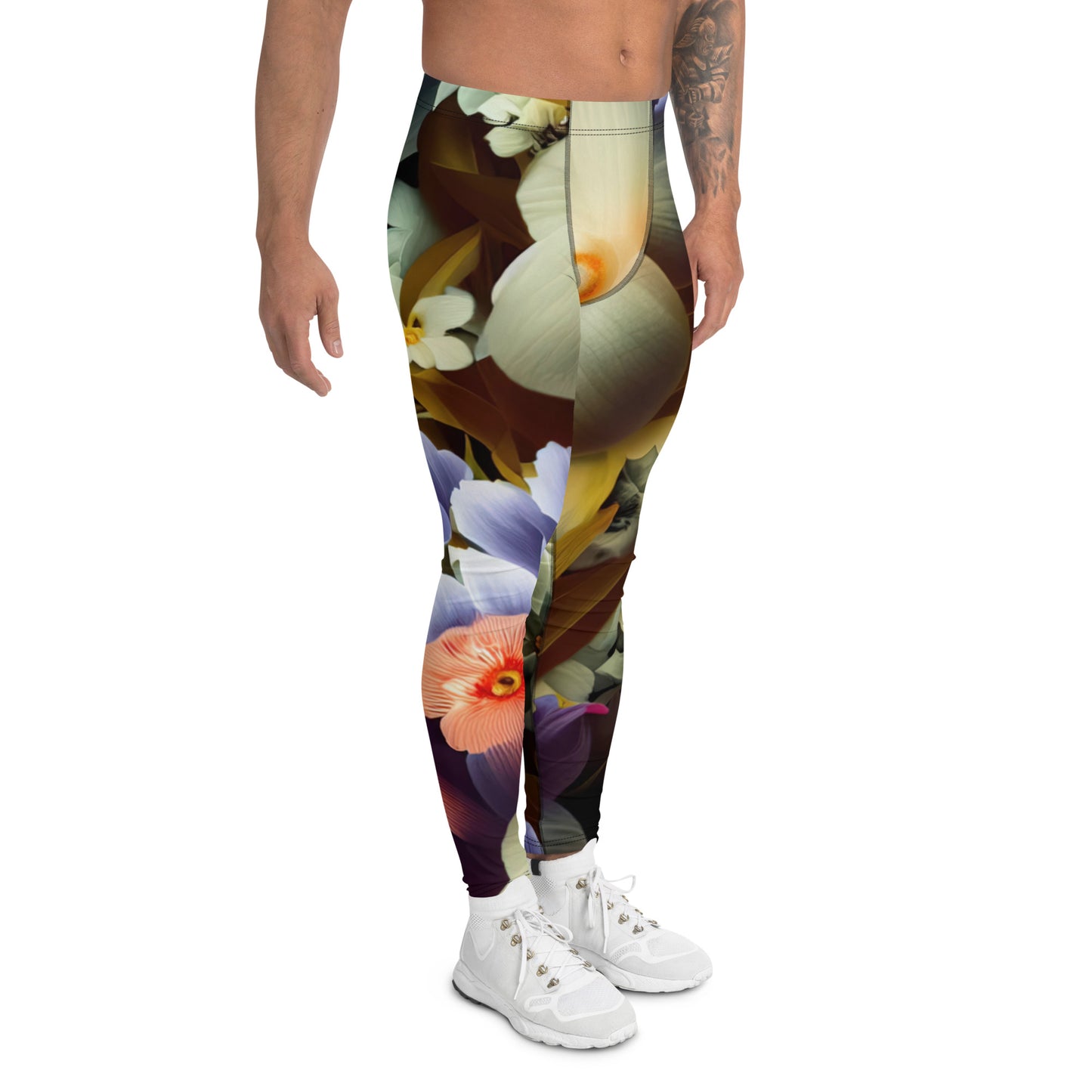 DMV 0125 Floral Men's Leggings