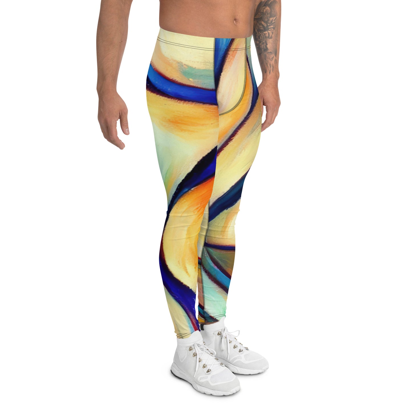 DMV 0162 Abstract Art Men's Leggings