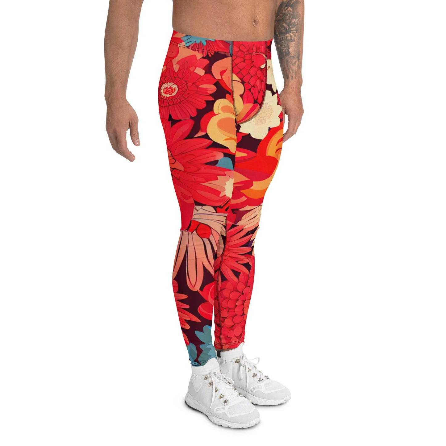 DMV 0105 Floral Men's Leggings