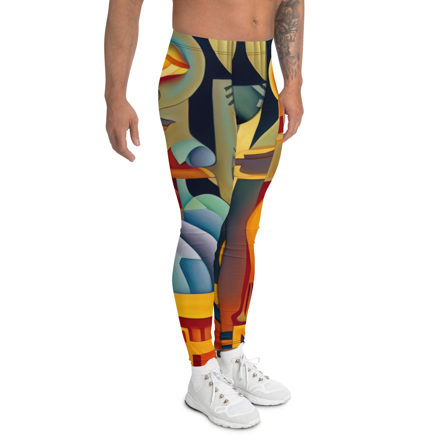 DMV 0237 Retro Art Men's Leggings