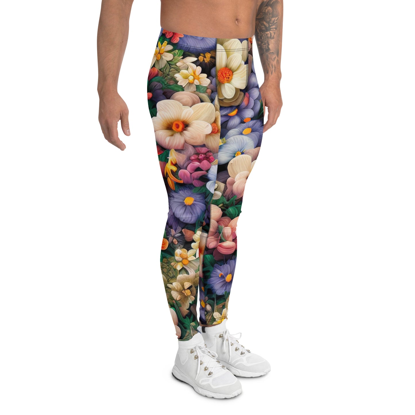 DMV 0114 Floral Men's Leggings