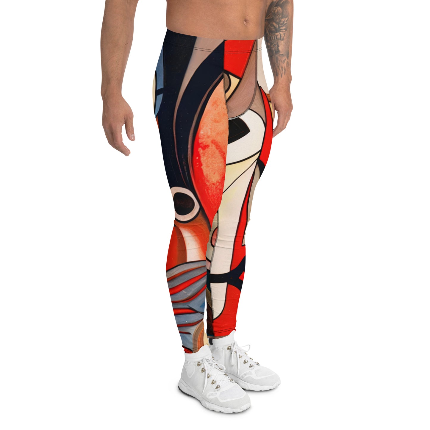 DMV 0214 Retro Art Men's Leggings