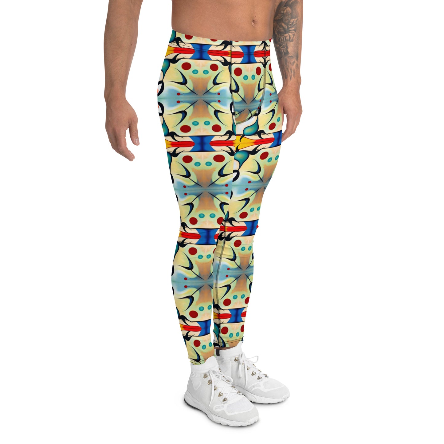 DMV 0102 Vintage Artsy Men's Leggings