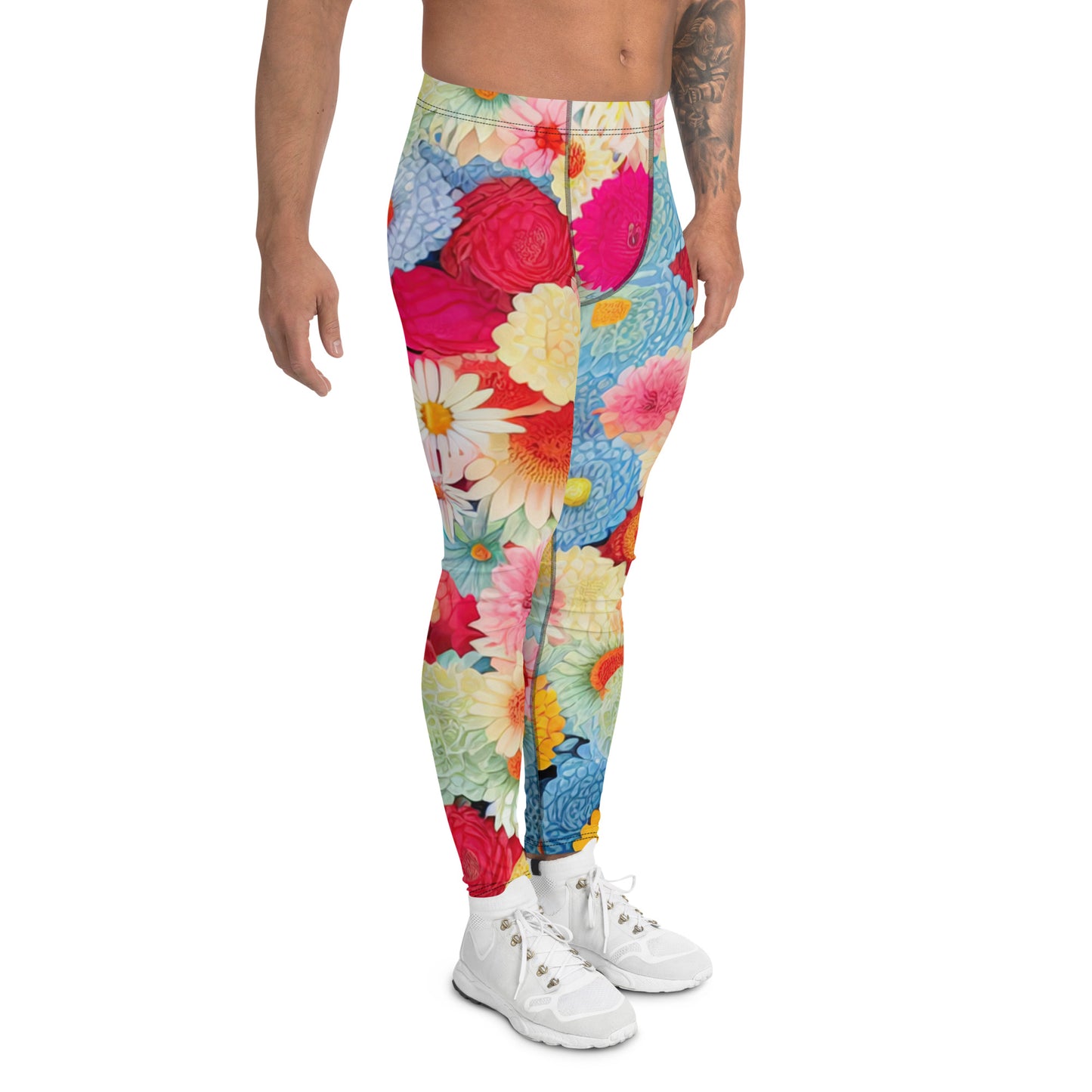 DMV 0106 Floral Men's Leggings