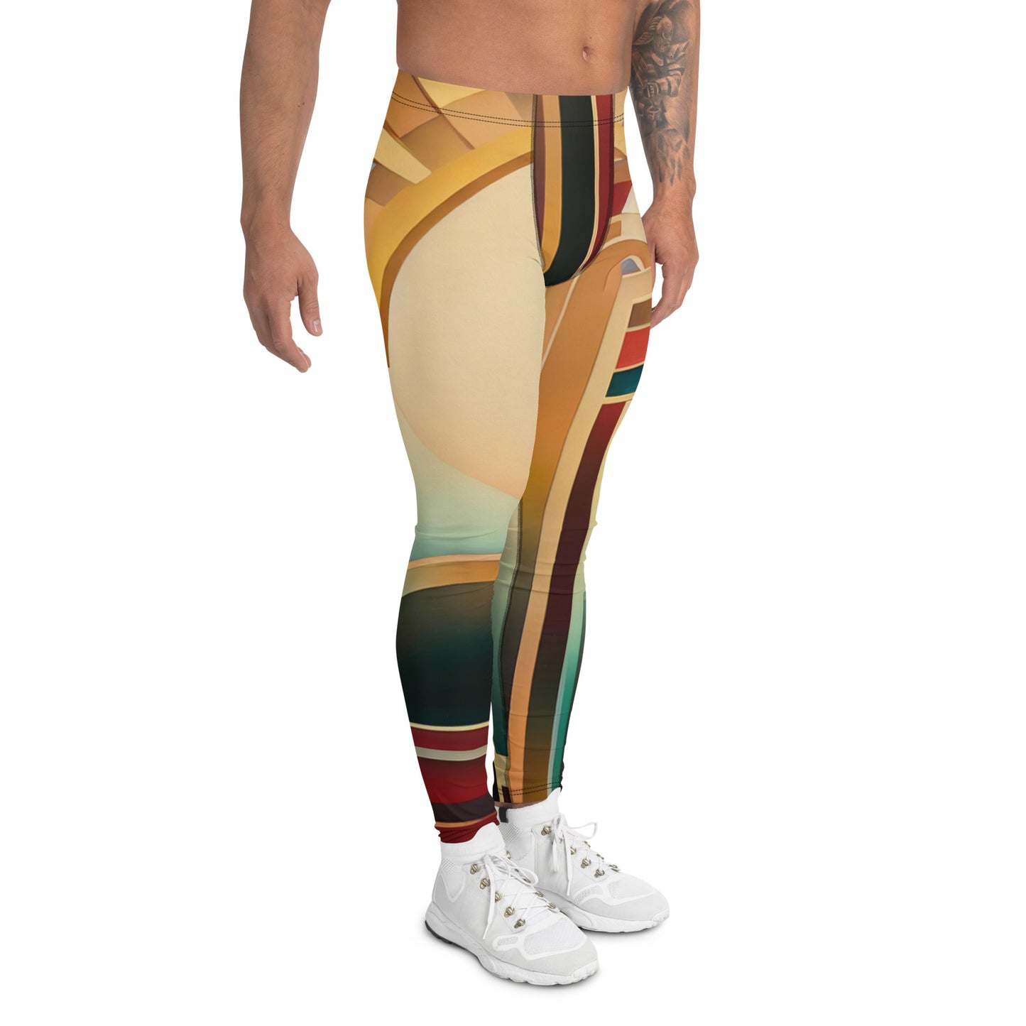 DMV 0165 Retro Art Men's Leggings