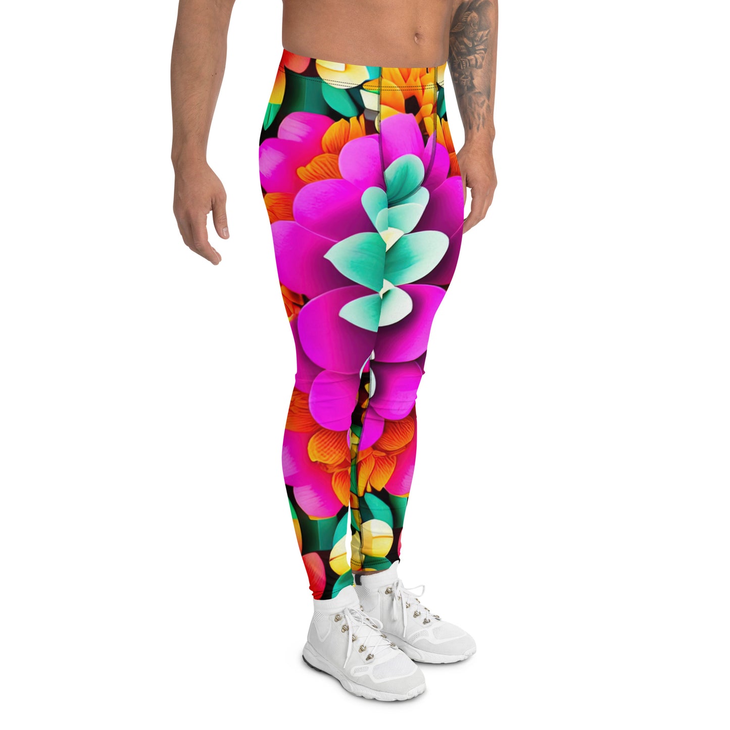 DMV 0250 Floral Men's Leggings