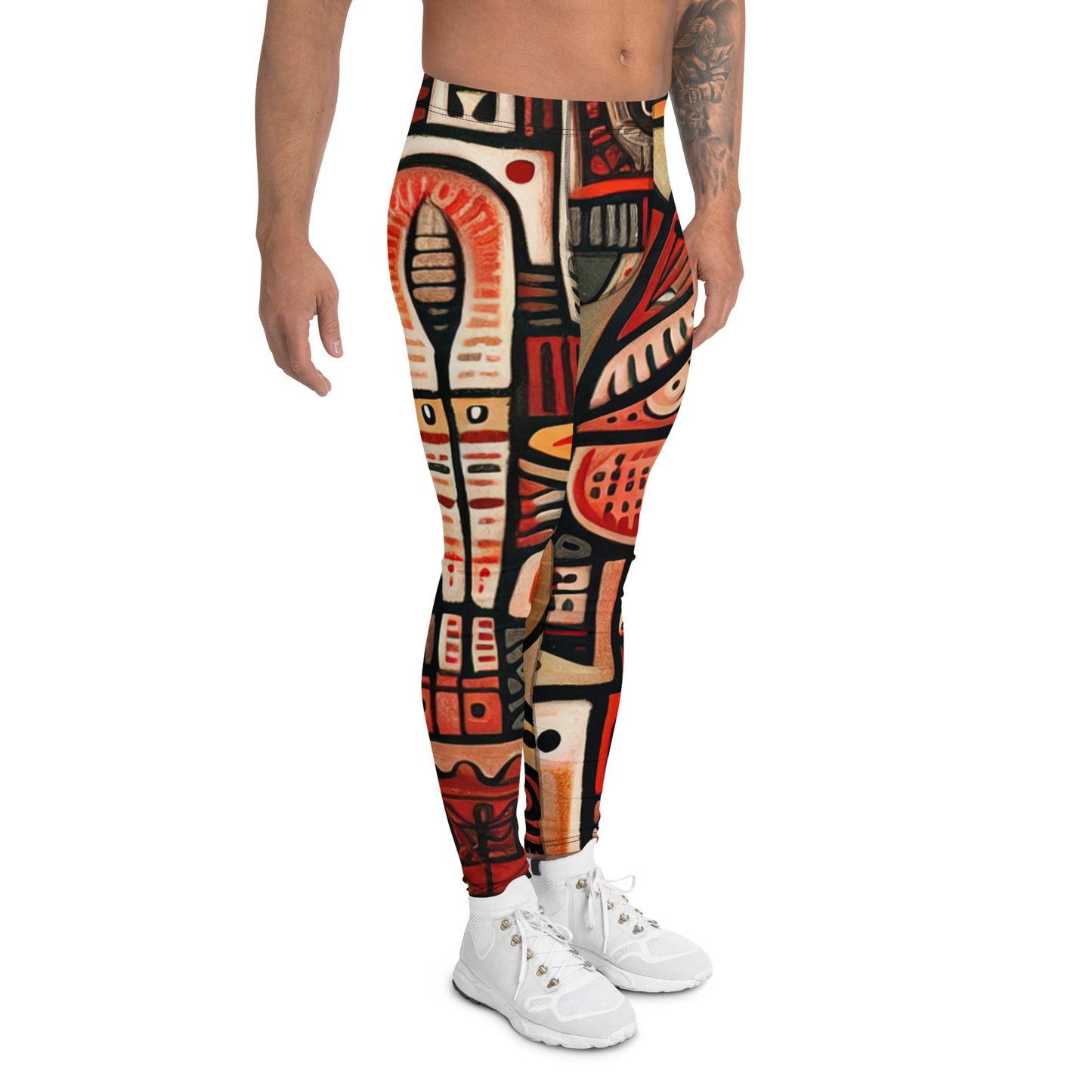 DMV 0107 Retro Art Men's Leggings