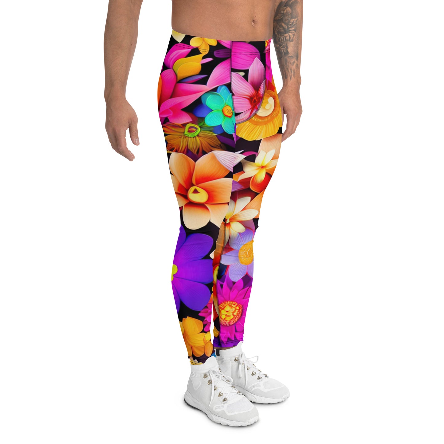 DMV 0136 Floral Men's Leggings