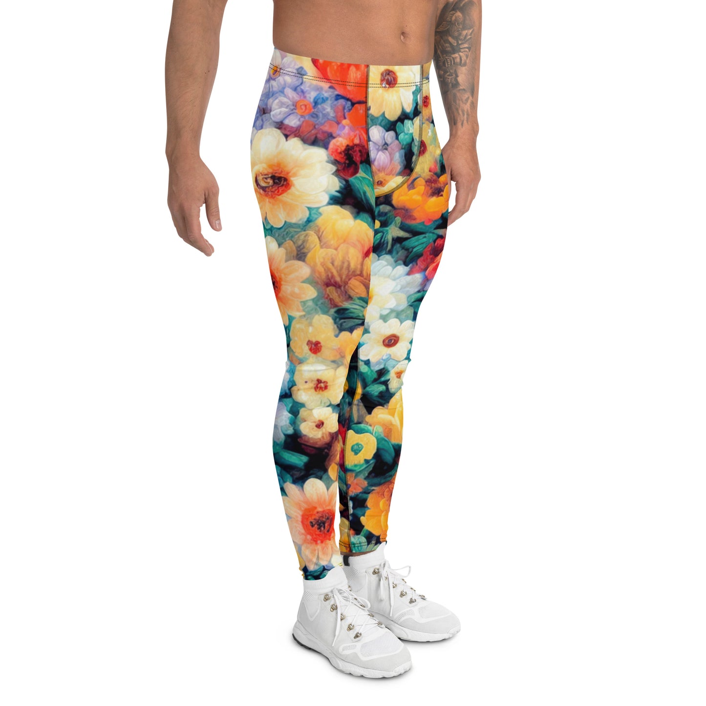 DMV 0146 Floral Men's Leggings