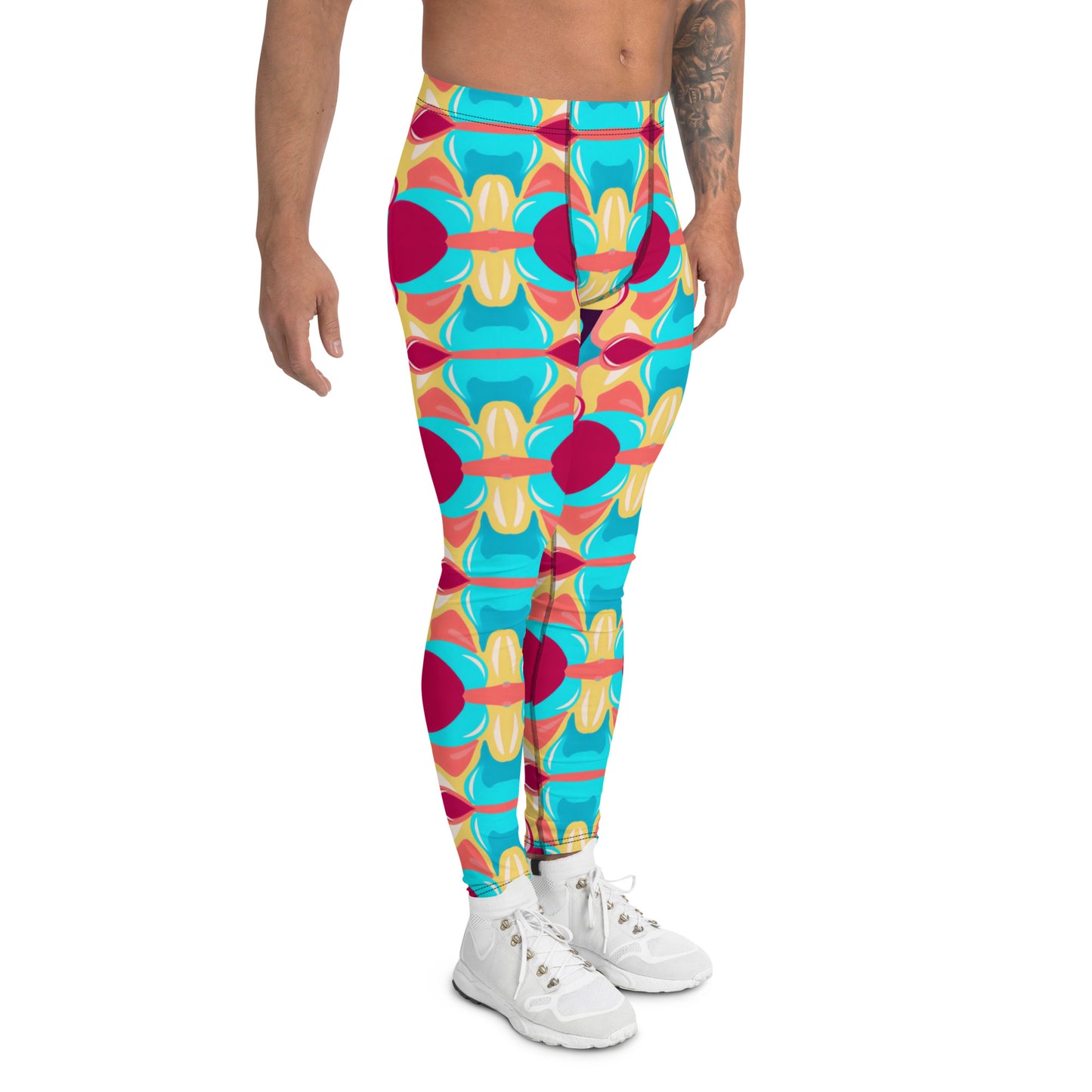 DMV 0134 Vintage Artsy Men's Leggings