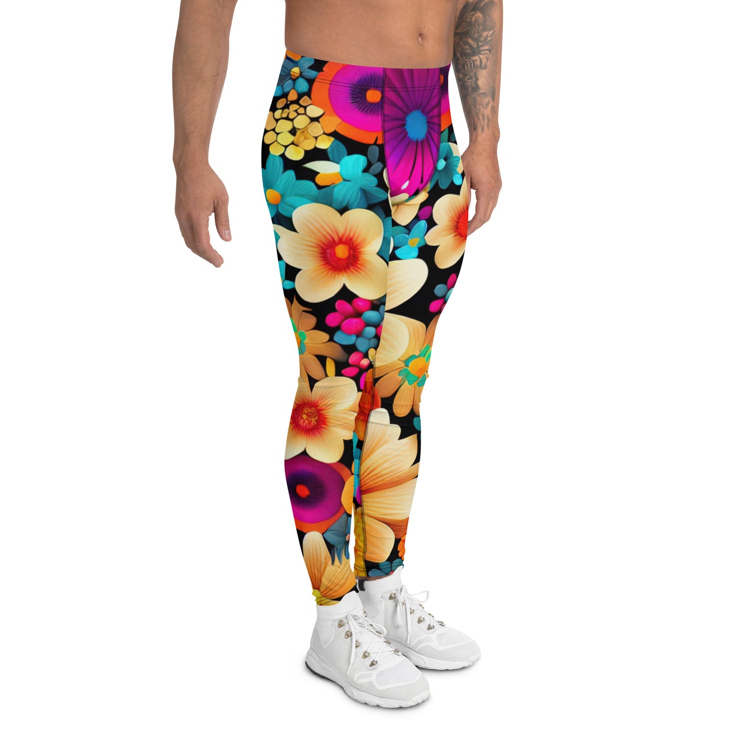 DMV 0259 Floral Men's Leggings