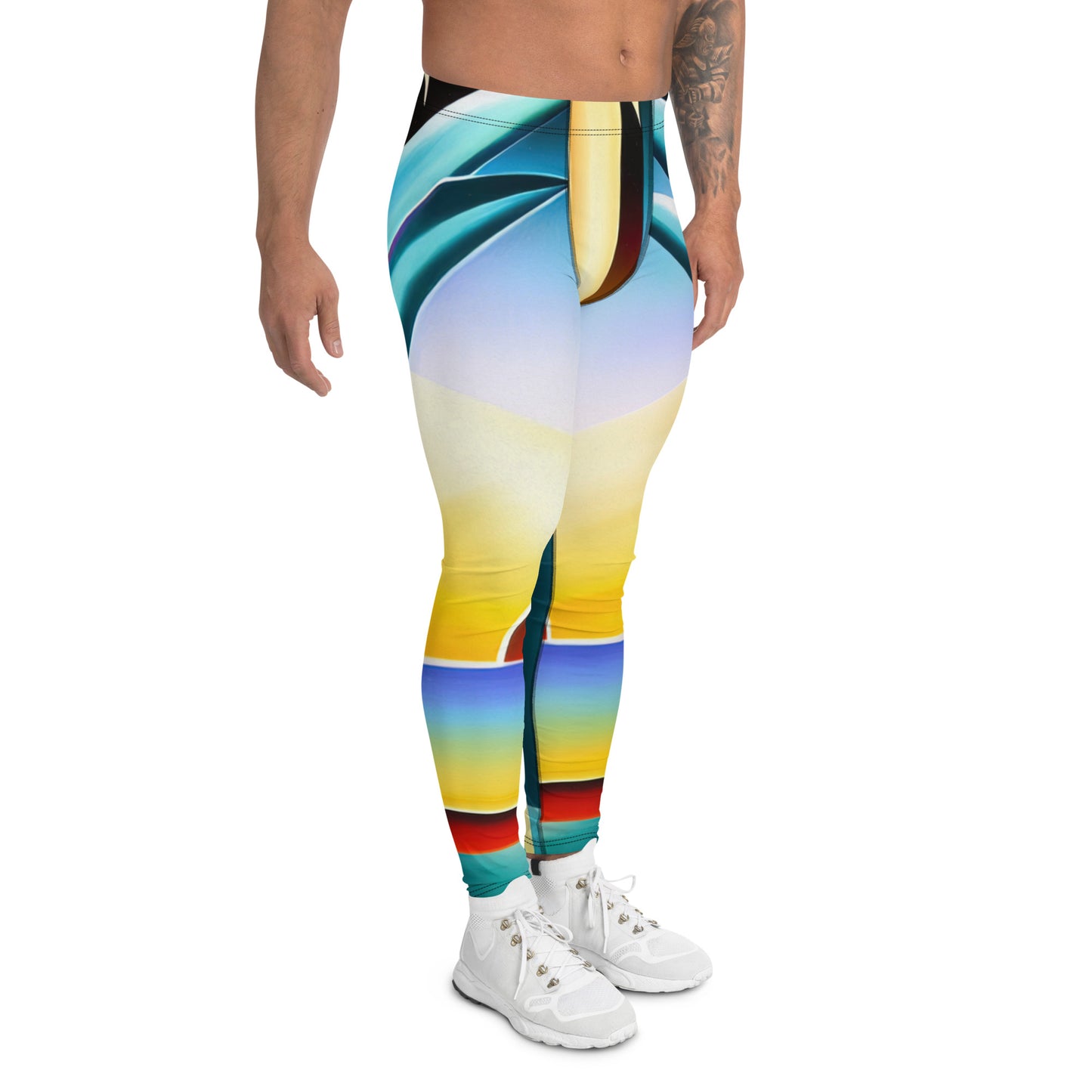 DMV 0262 Retro Art Men's Leggings