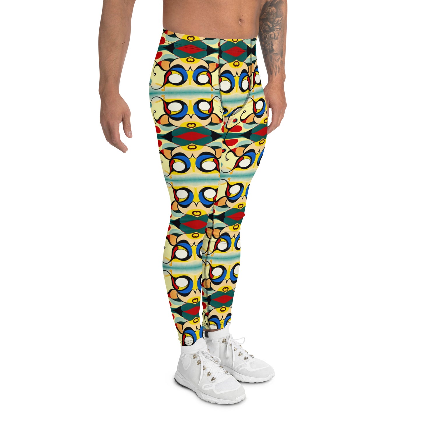 DMV 0405 Vintage Artsy Men's Leggings