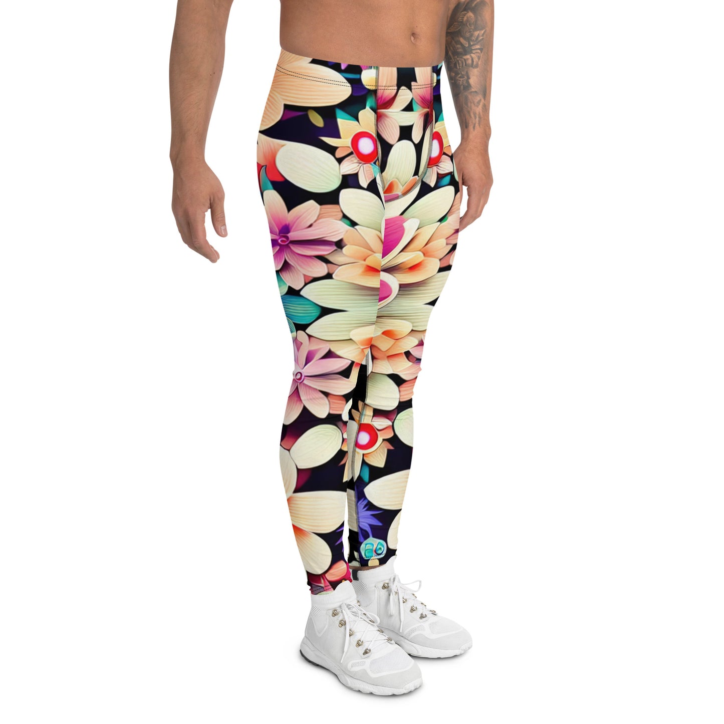 DMV 0307 Floral Men's Leggings