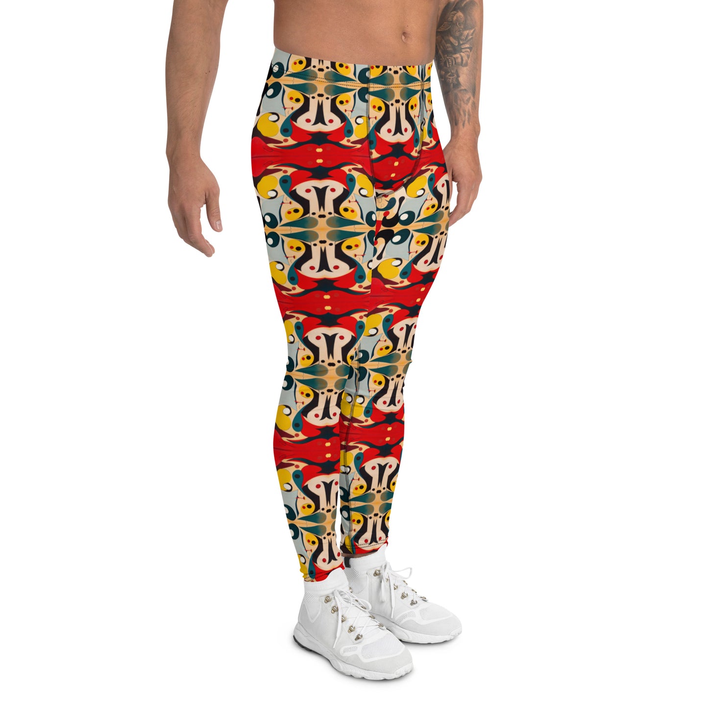 DMV 0203 Vintage Artsy Men's Leggings