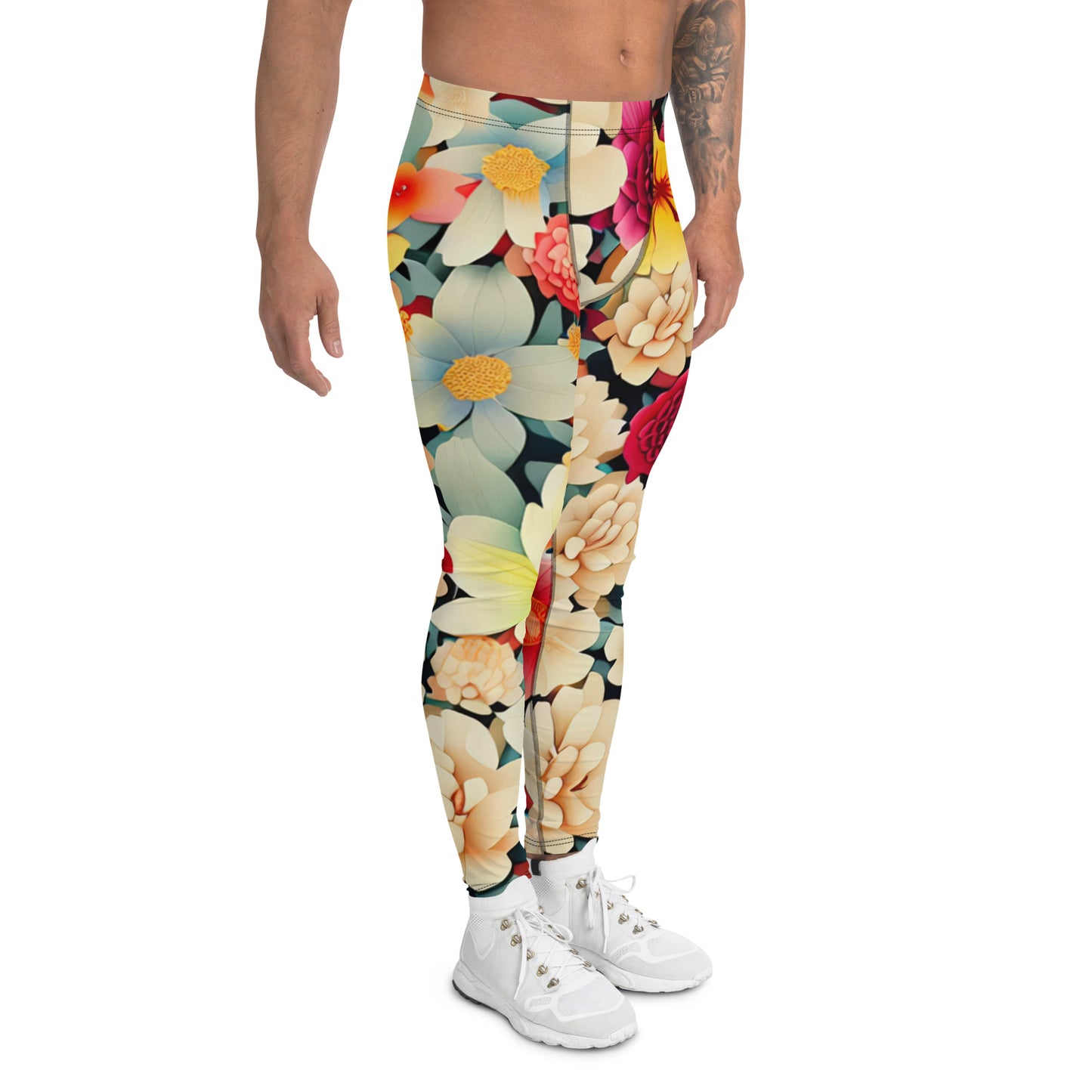 DMV 0260 Floral Men's Leggings