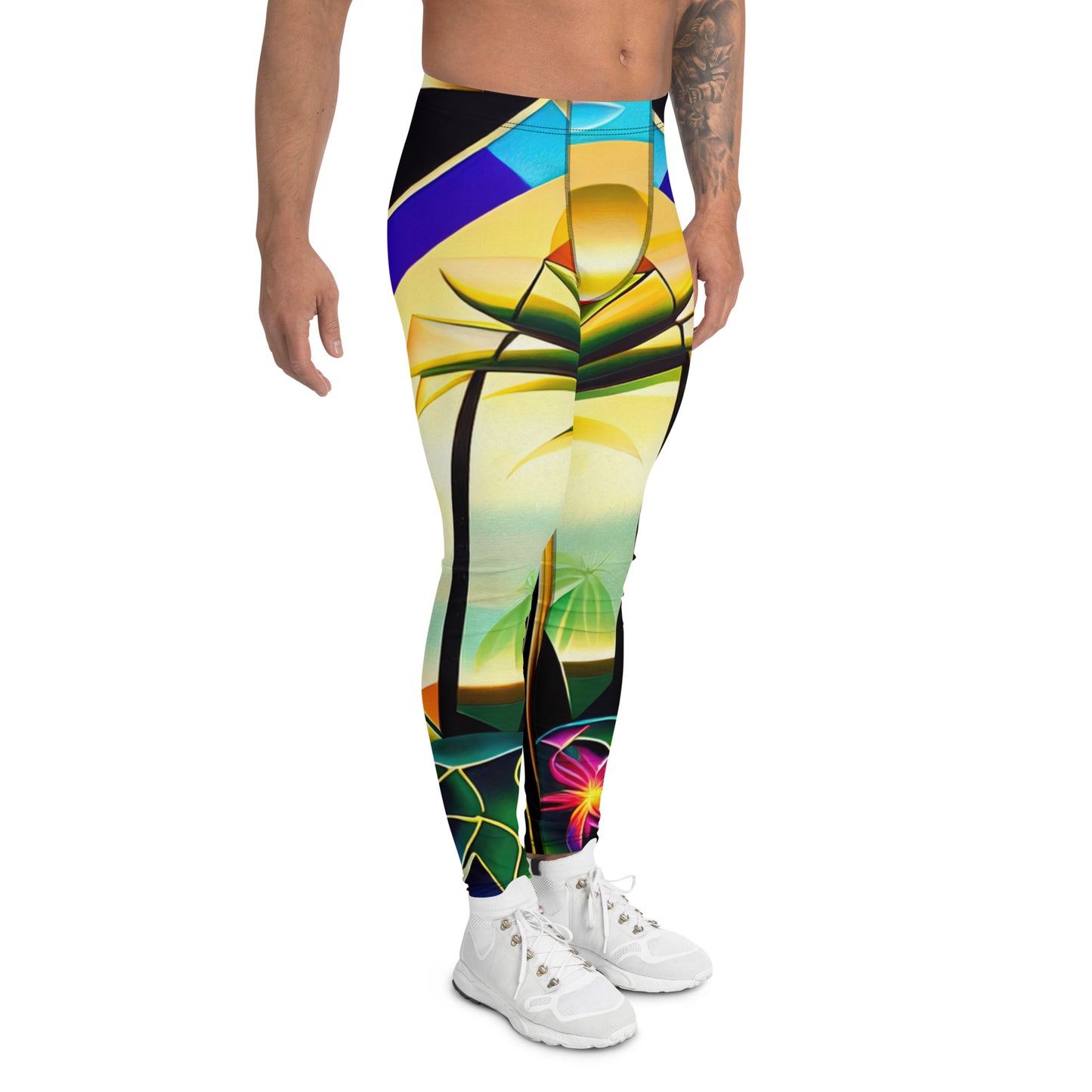 DMV 0258 Retro Art Men's Leggings