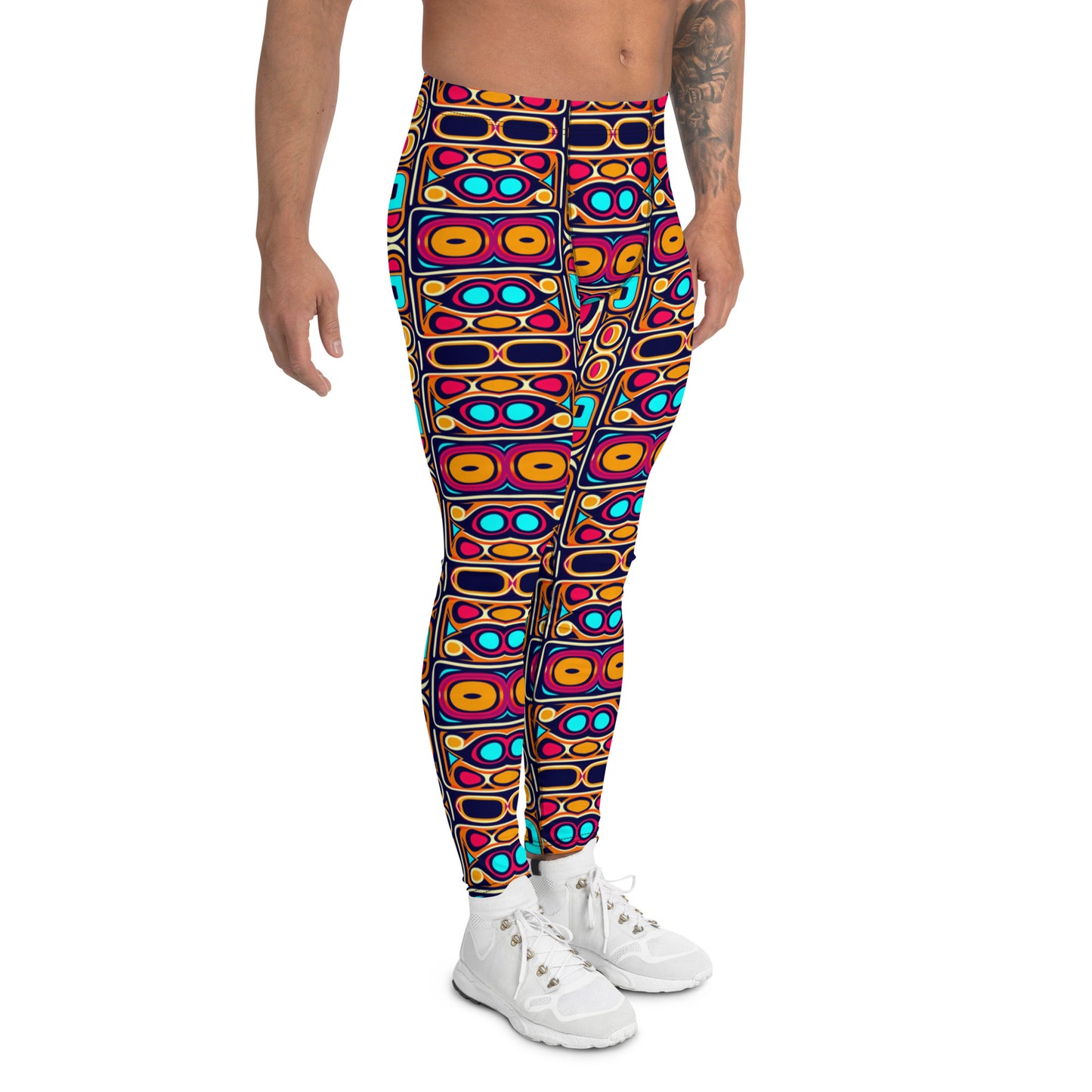 DMV 0185 Vintage Artsy Men's Leggings