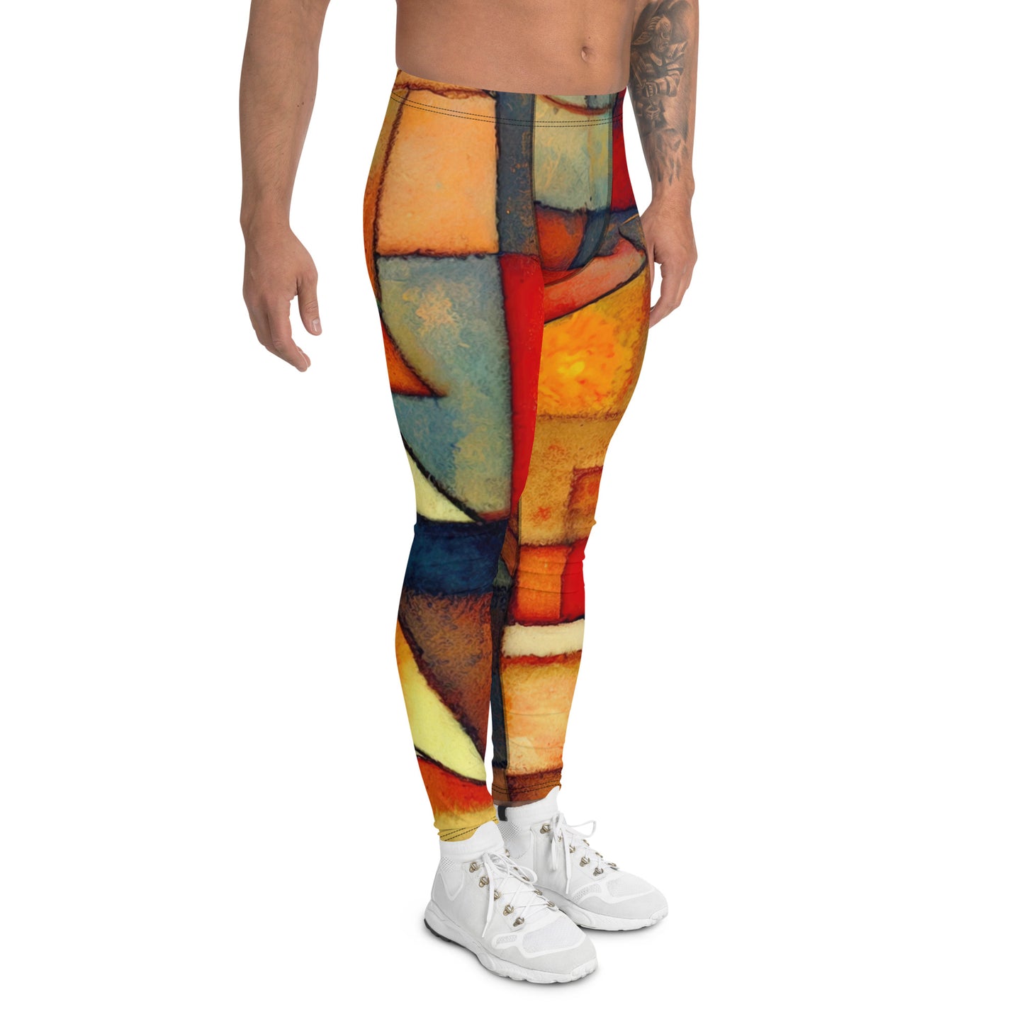 DMV 0298 Retro Art Men's Leggings