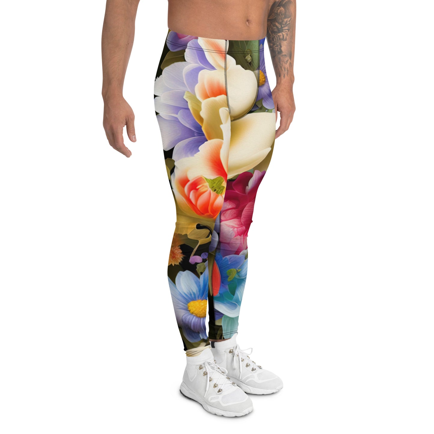 DMV 0268 Floral Men's Leggings