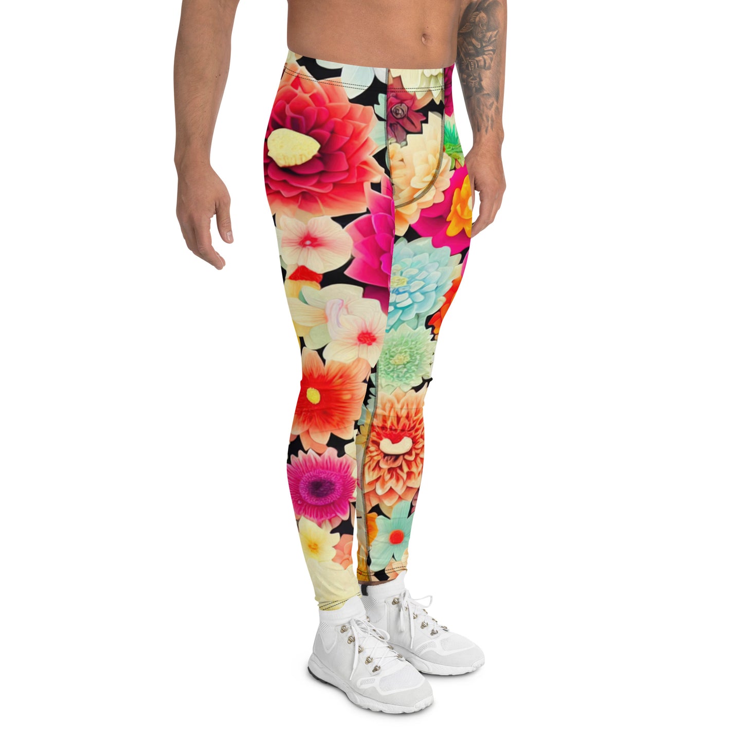 DMV 0424 Floral Men's Leggings