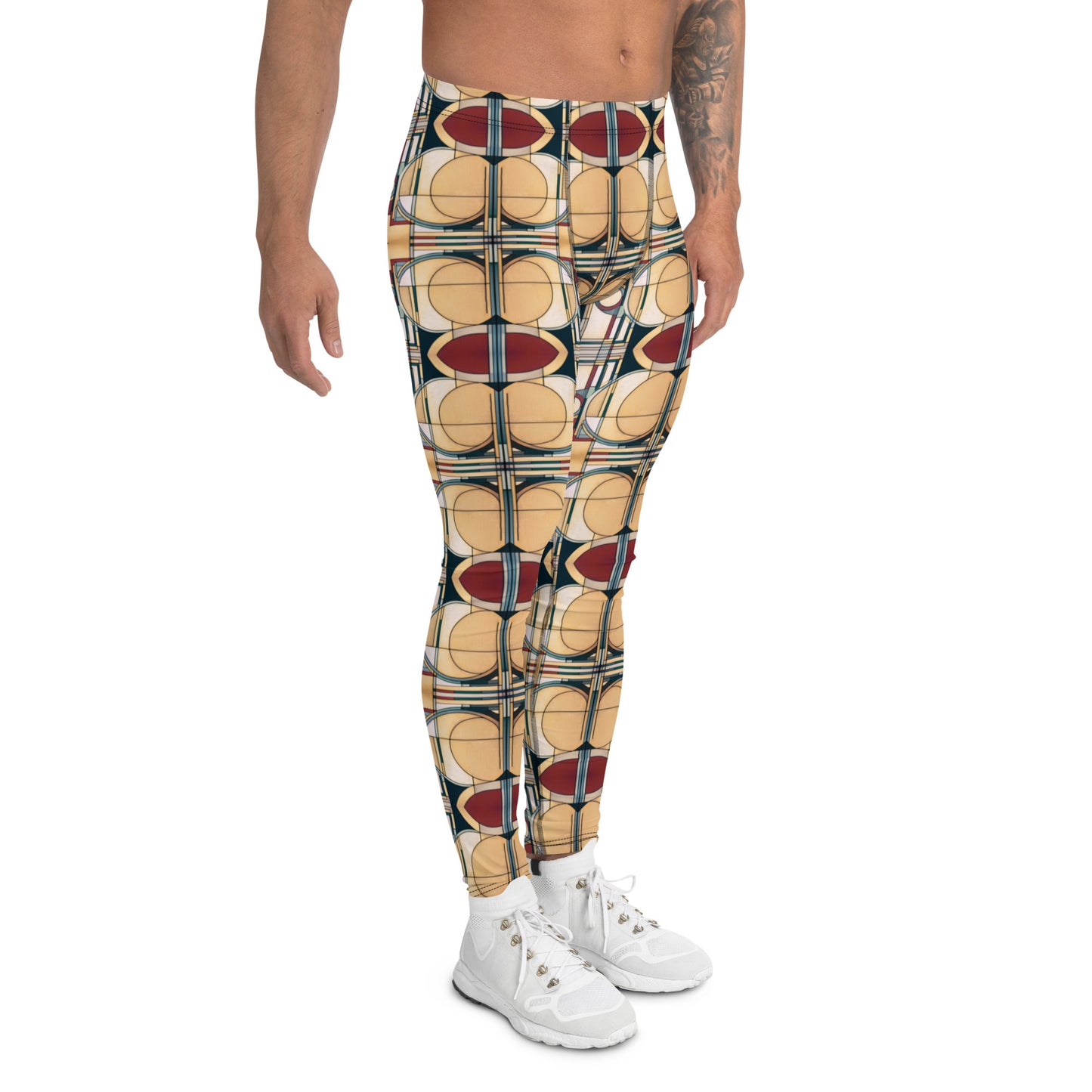 DMV 2080 Geo Boho Men's Leggings