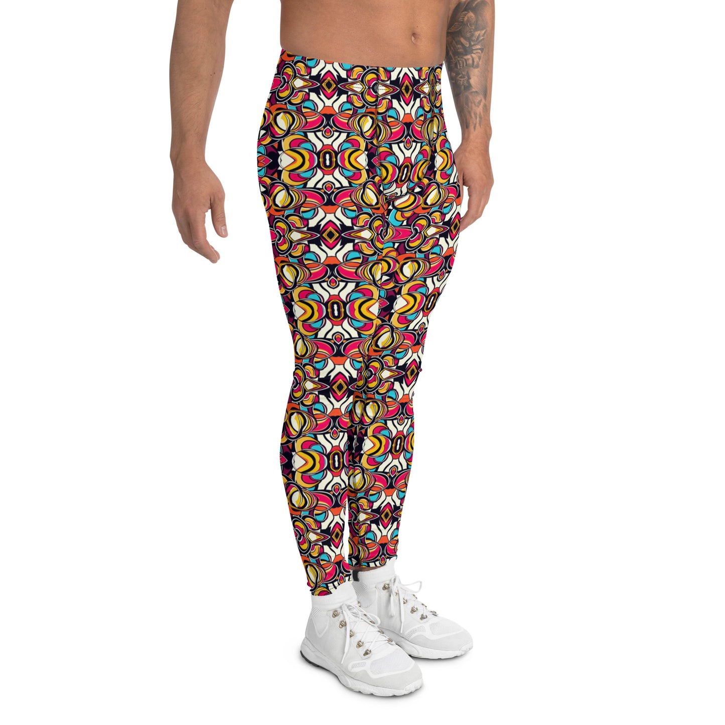 DMV 1639 Vintage Artsy Men's Leggings