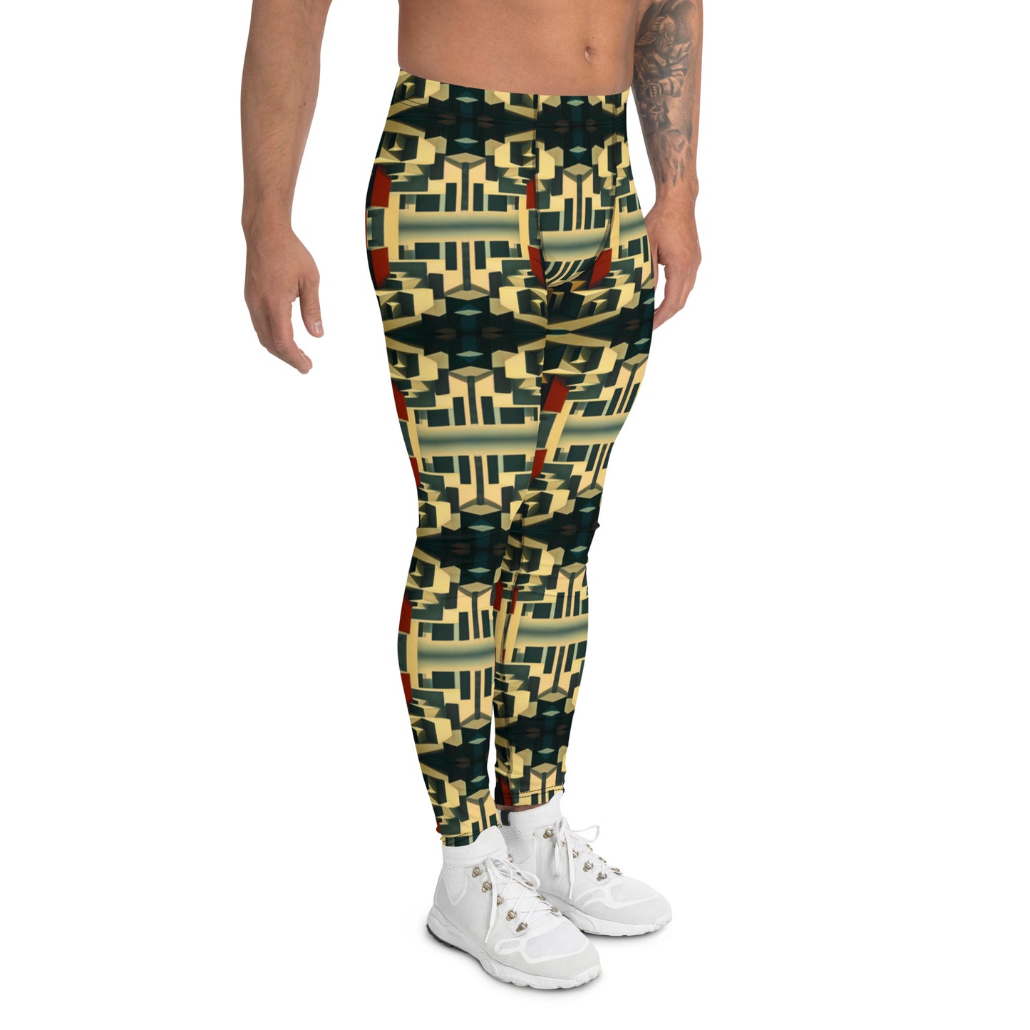 DMV 1176 Conceptual Artsy Men's Leggings