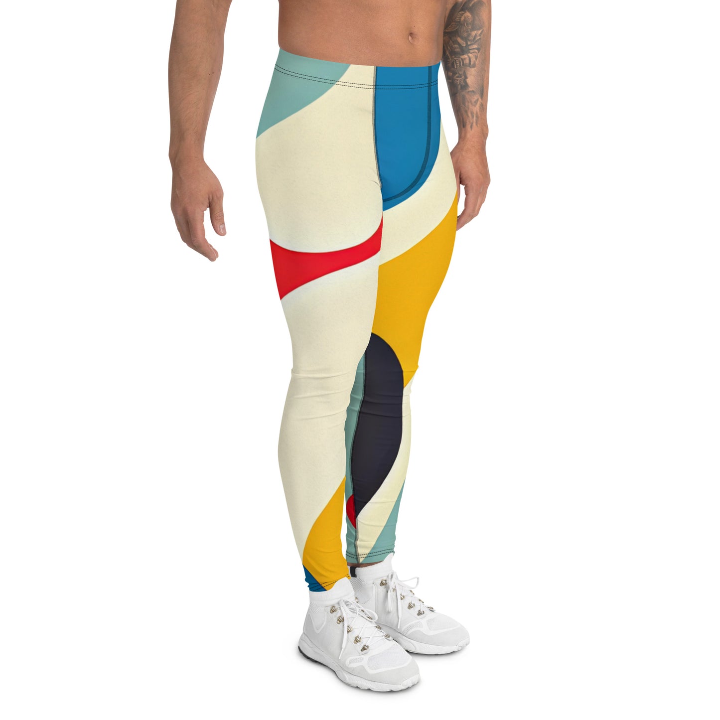 DMV 1083 Retro Art Men's Leggings