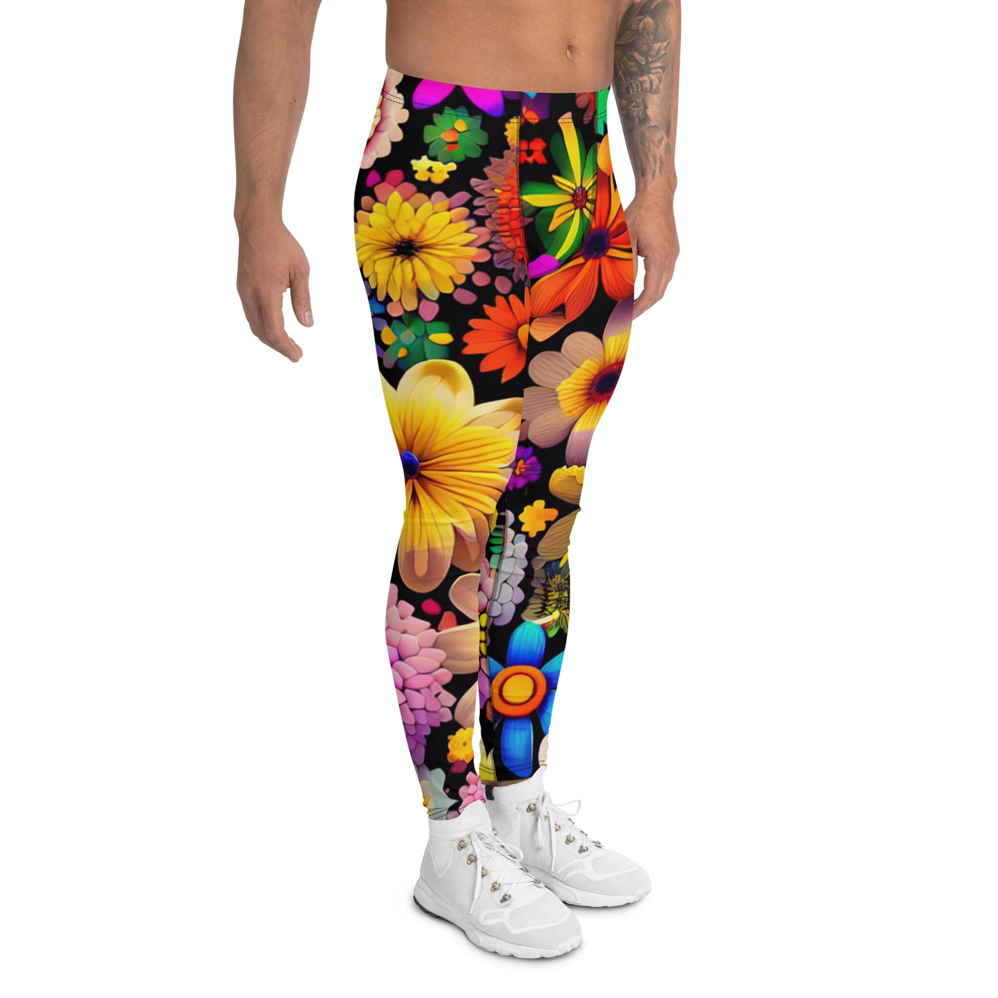 DMV 1908 Floral Men's Leggings