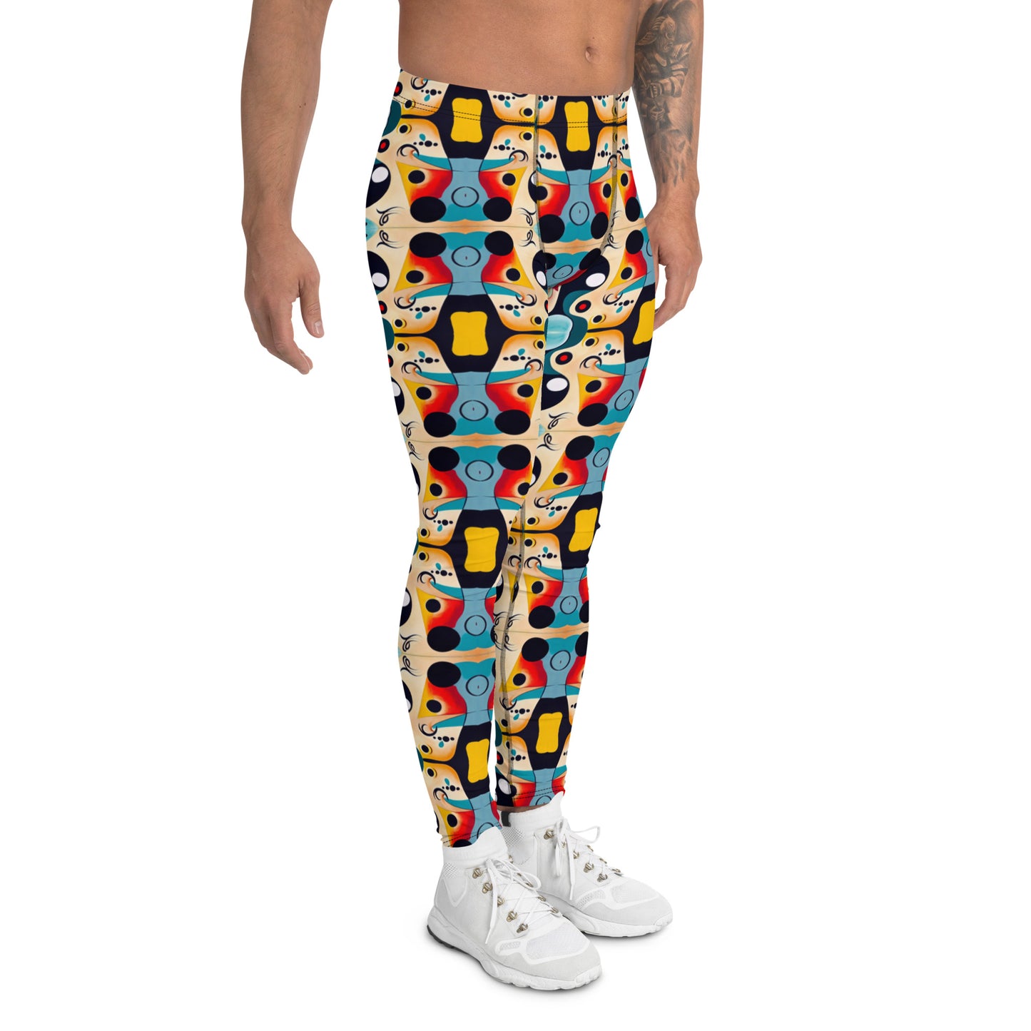 DMV 1782 Vintage Artsy Men's Leggings