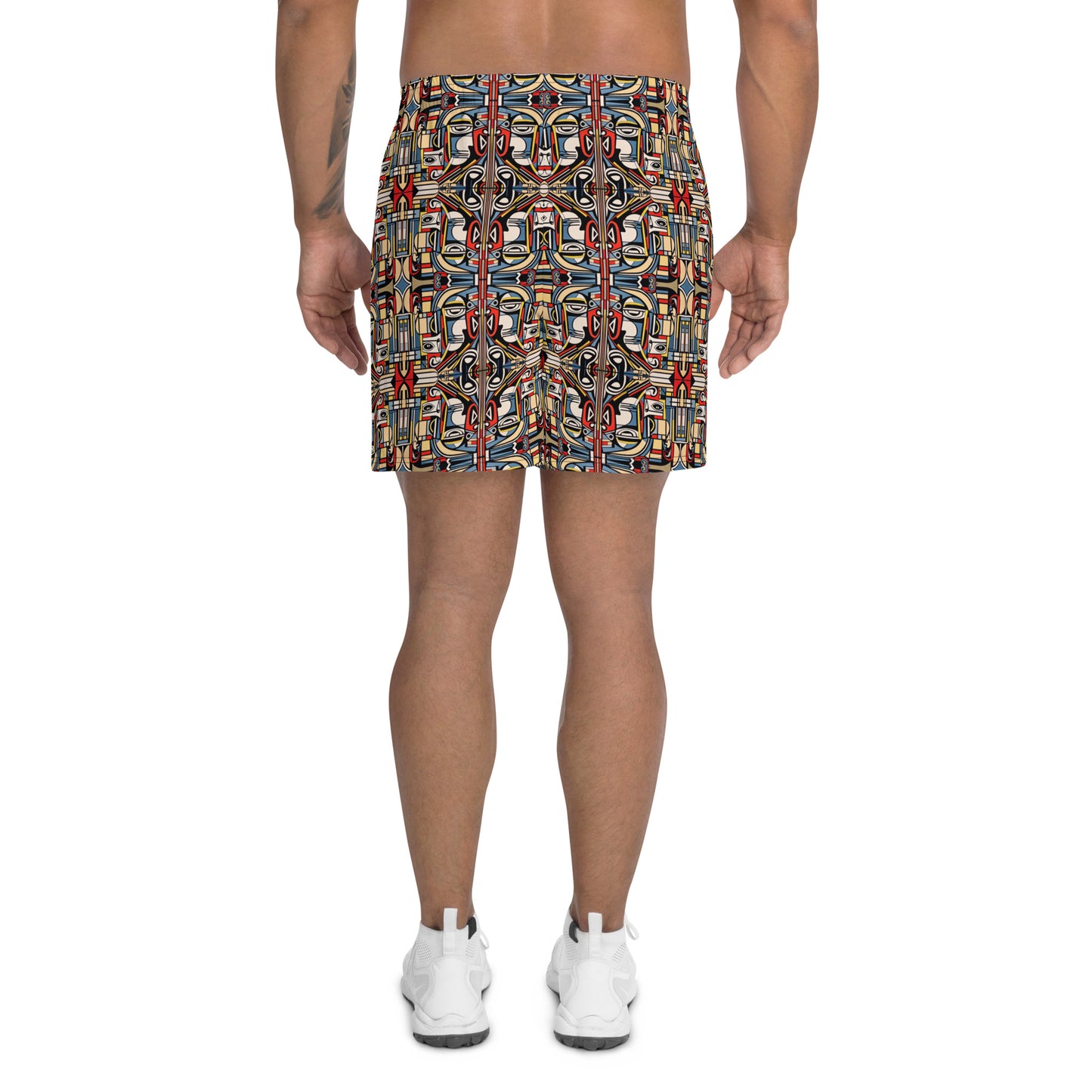 DMV 0283 Chic Boho Men's Recycled Athletic Shorts