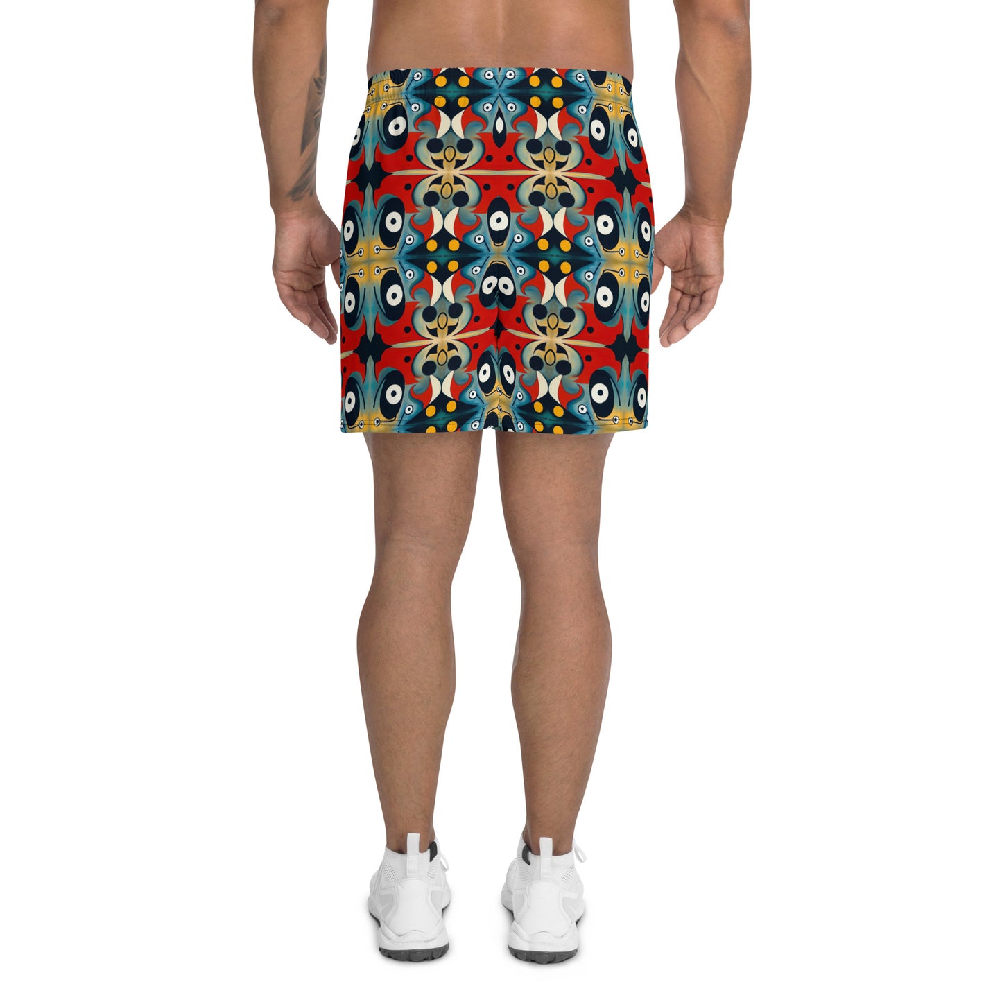 DMV 0269 Vintage Artsy Men's Recycled Athletic Shorts