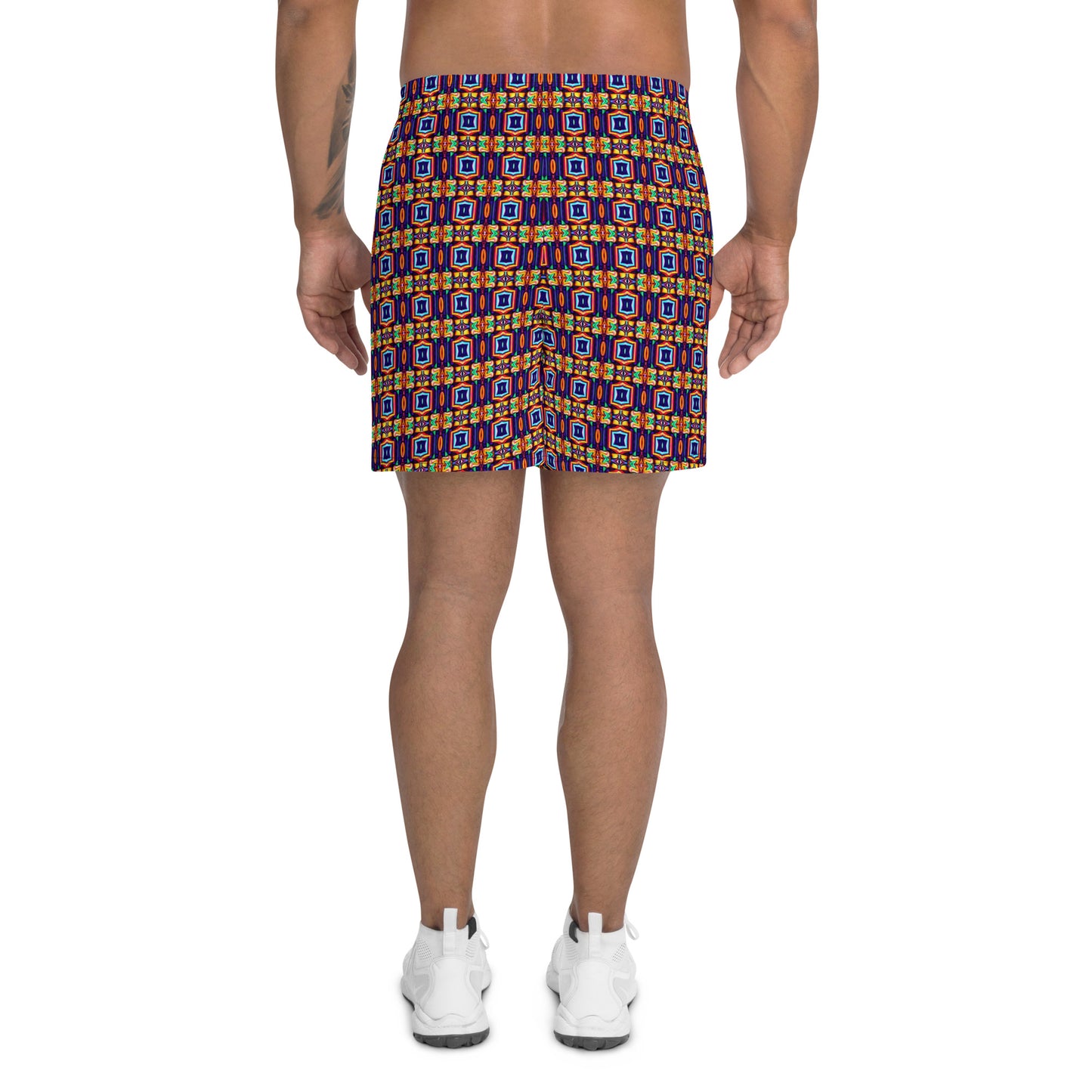 DMV 0041 Chic Boho Men's Recycled Athletic Shorts