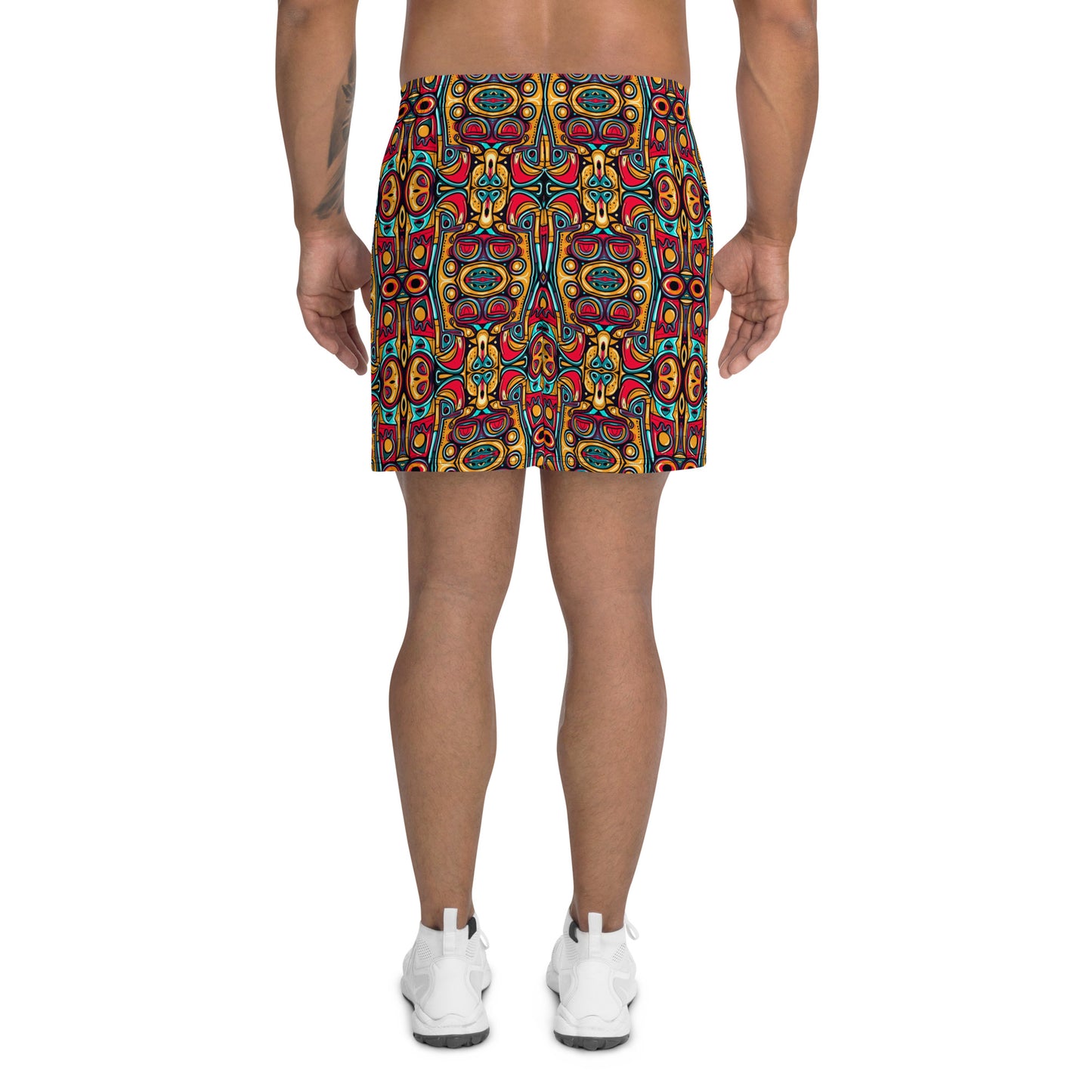 DMV 0249 Psy Artsy Men's Recycled Athletic Shorts