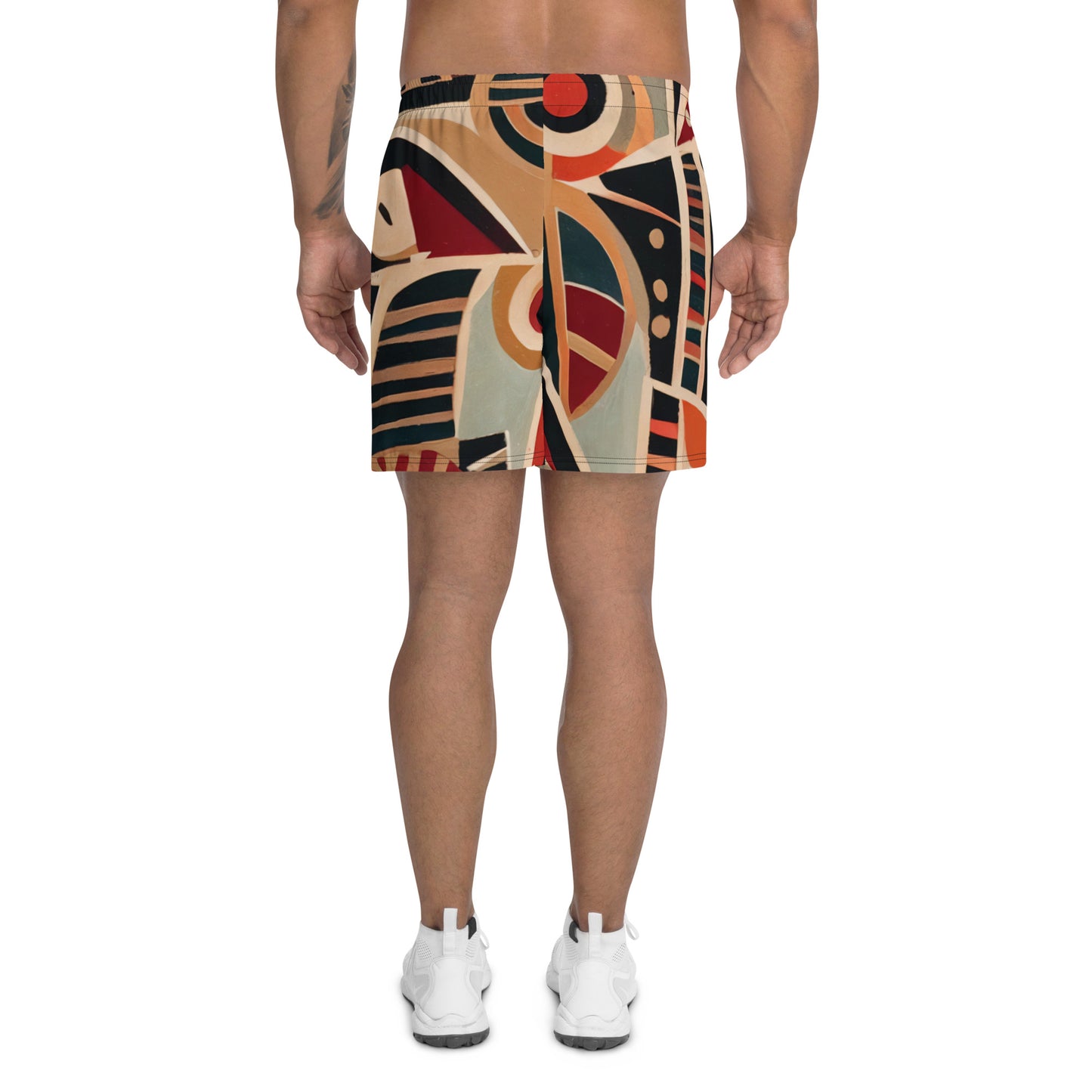 DMV 0217 Retro Art Men's Recycled Athletic Shorts